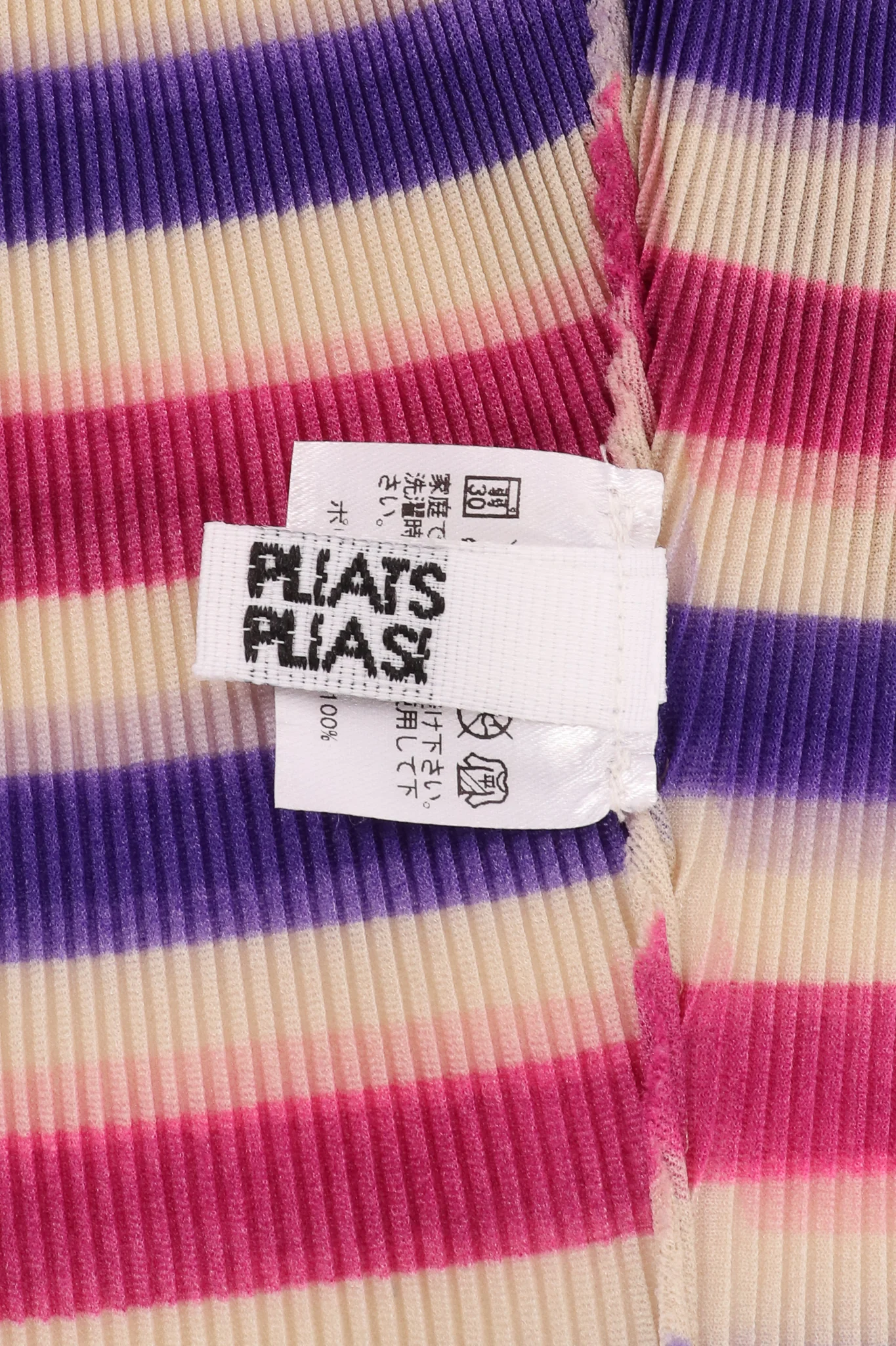 Asymmetrical Pleated Stripe Top - Image 7