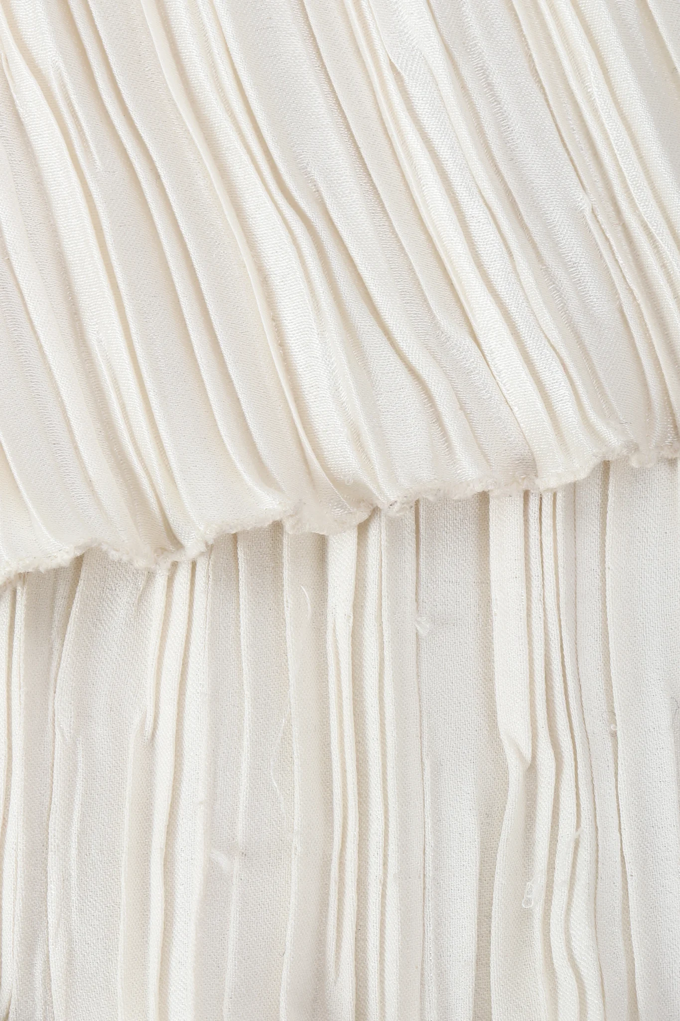Asymmetrical Ruffle Shoulder Gown - Image 8