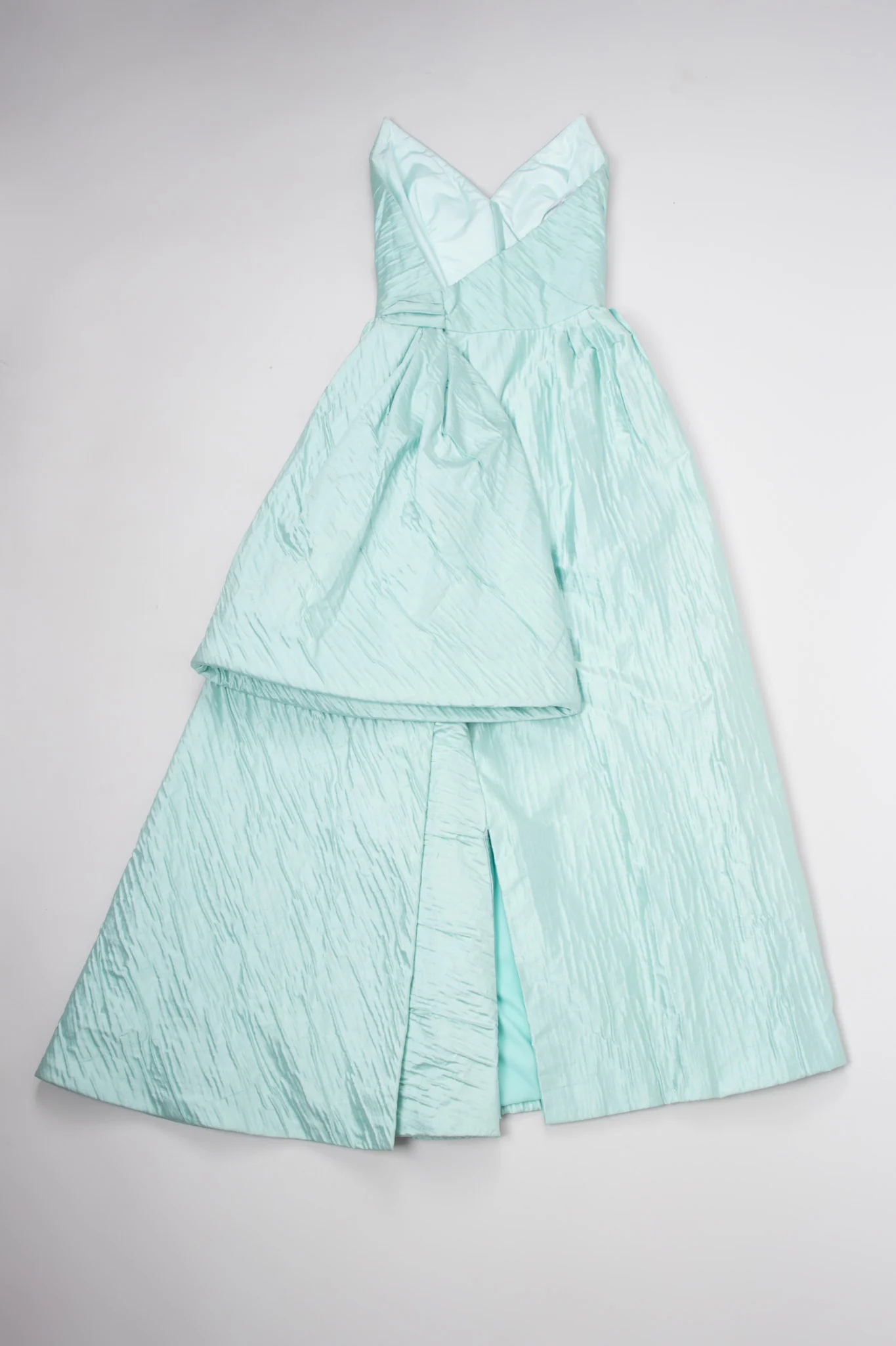 Asymmetrical Side Bustle Gown - Image 13