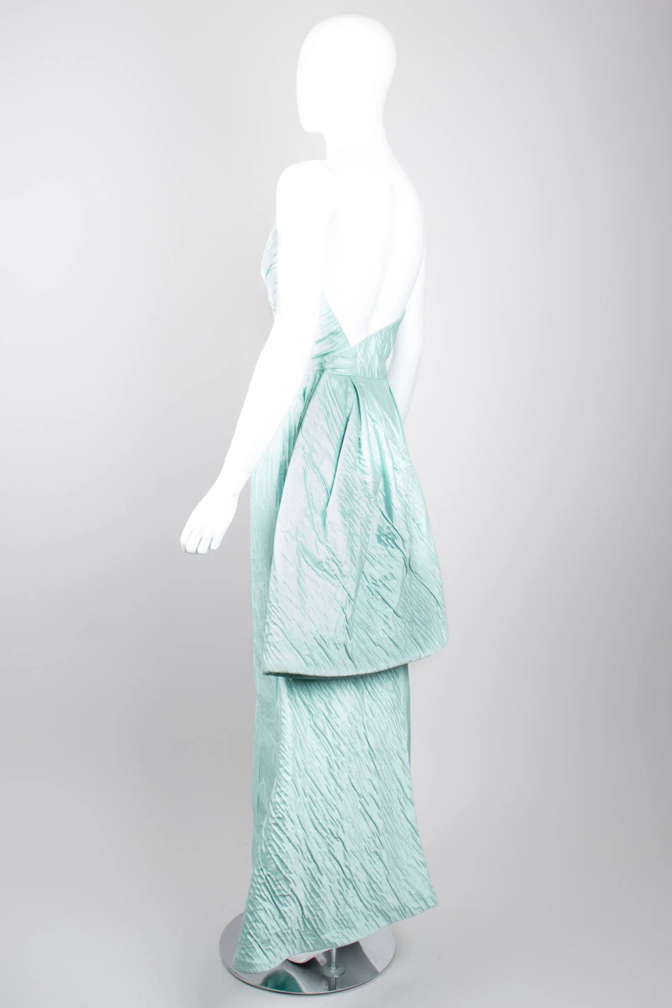 Asymmetrical Side Bustle Gown - Image 5