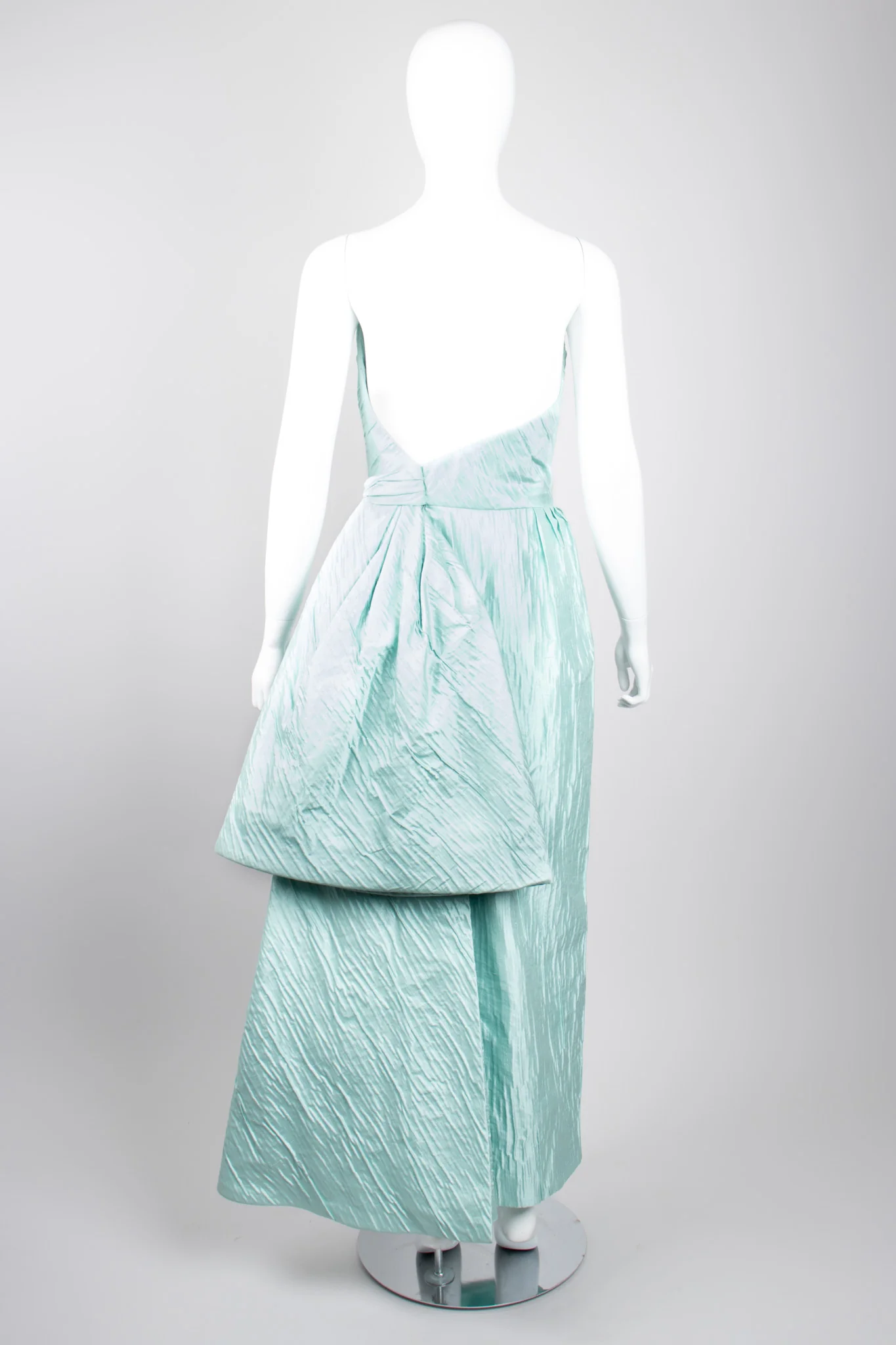 Asymmetrical Side Bustle Gown - Image 6