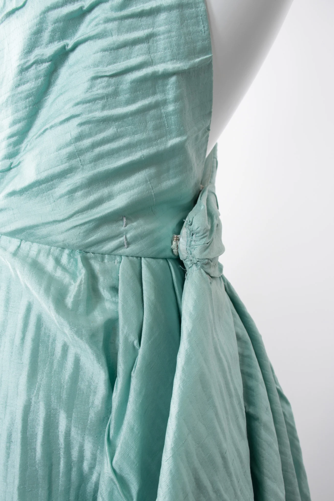 Asymmetrical Side Bustle Gown - Image 9