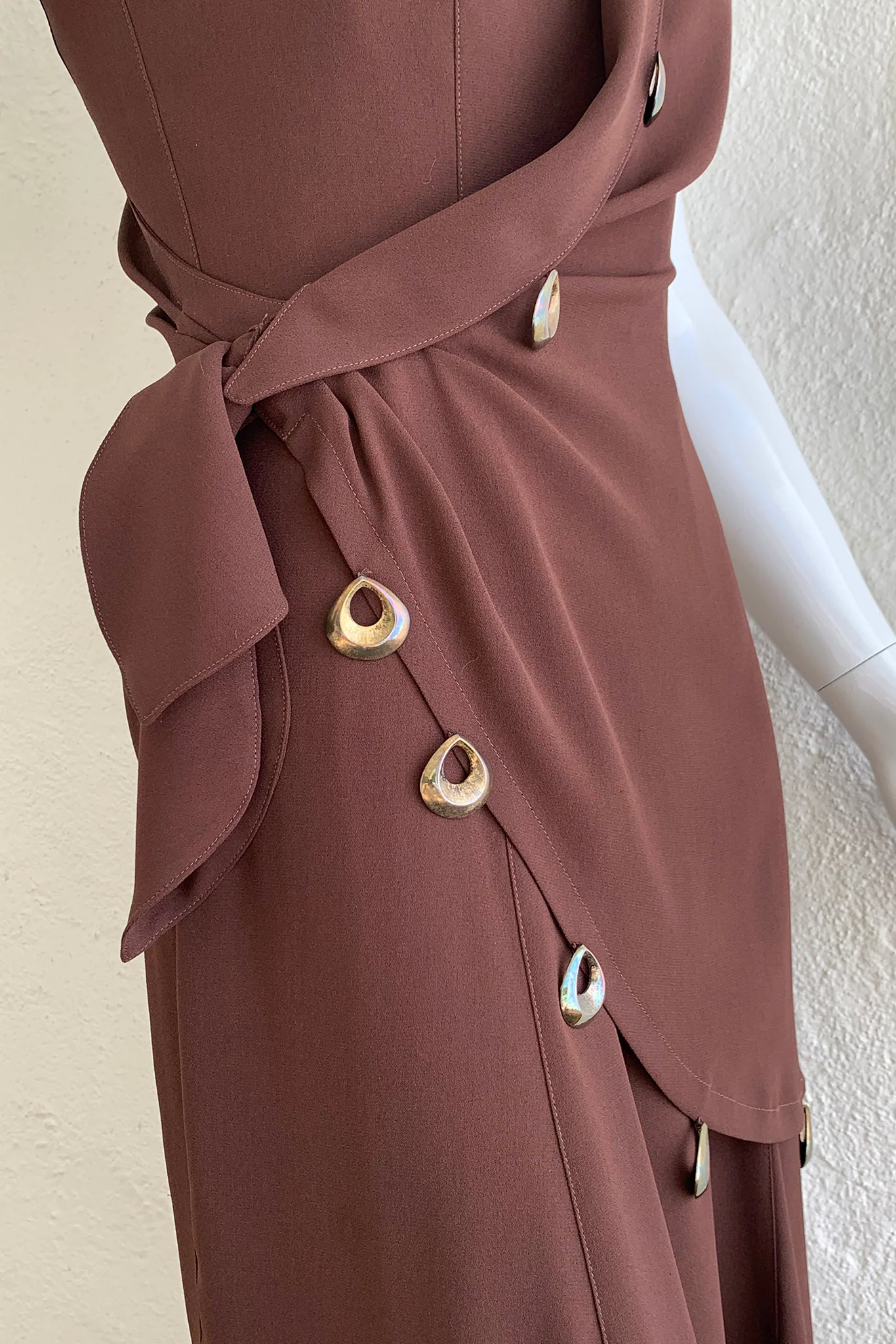 Asymmetrical Wrap Dress - Image 5
