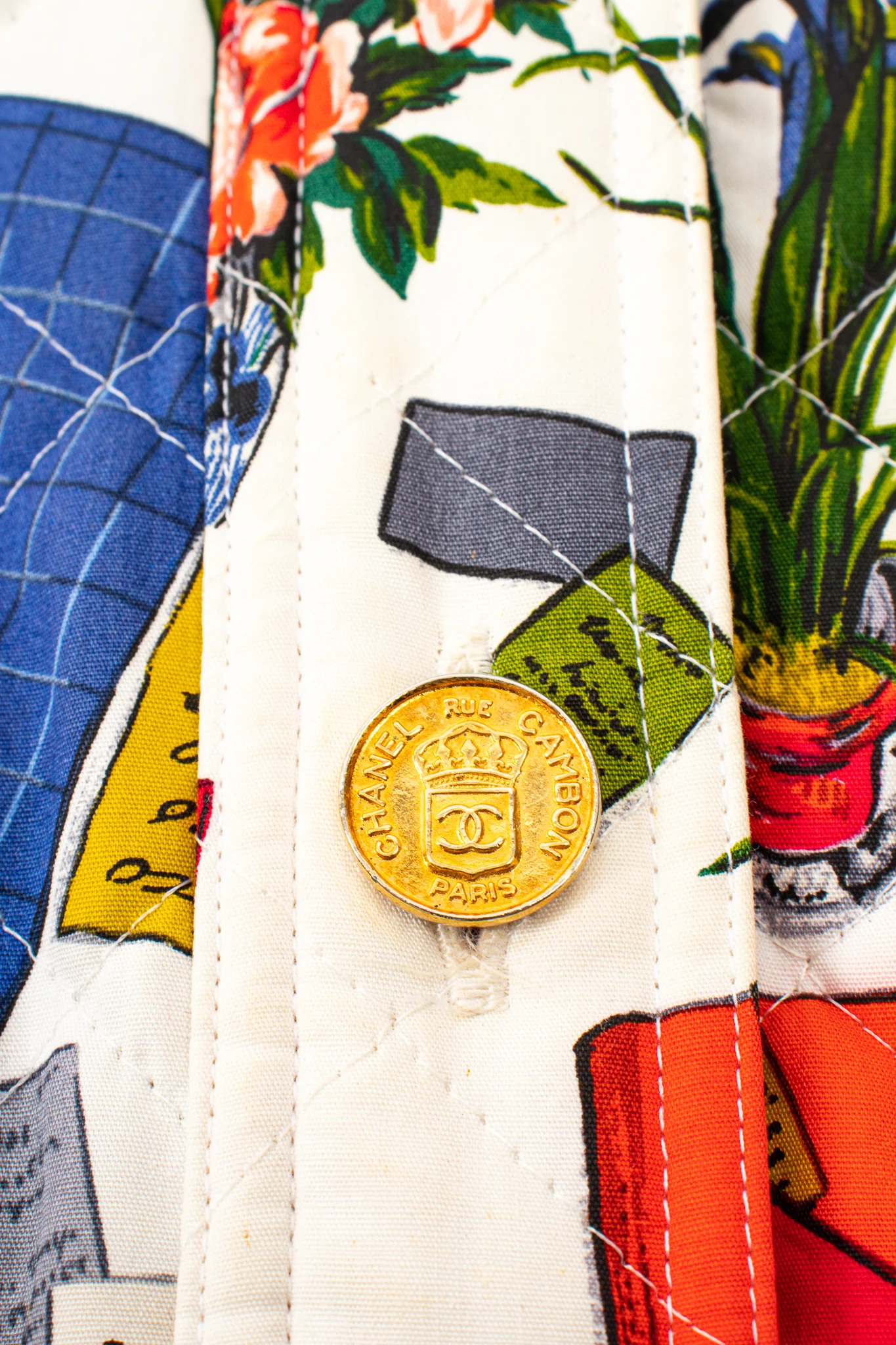 1986 Atelier Sketch Quilted Bomber Jacket - Image 10