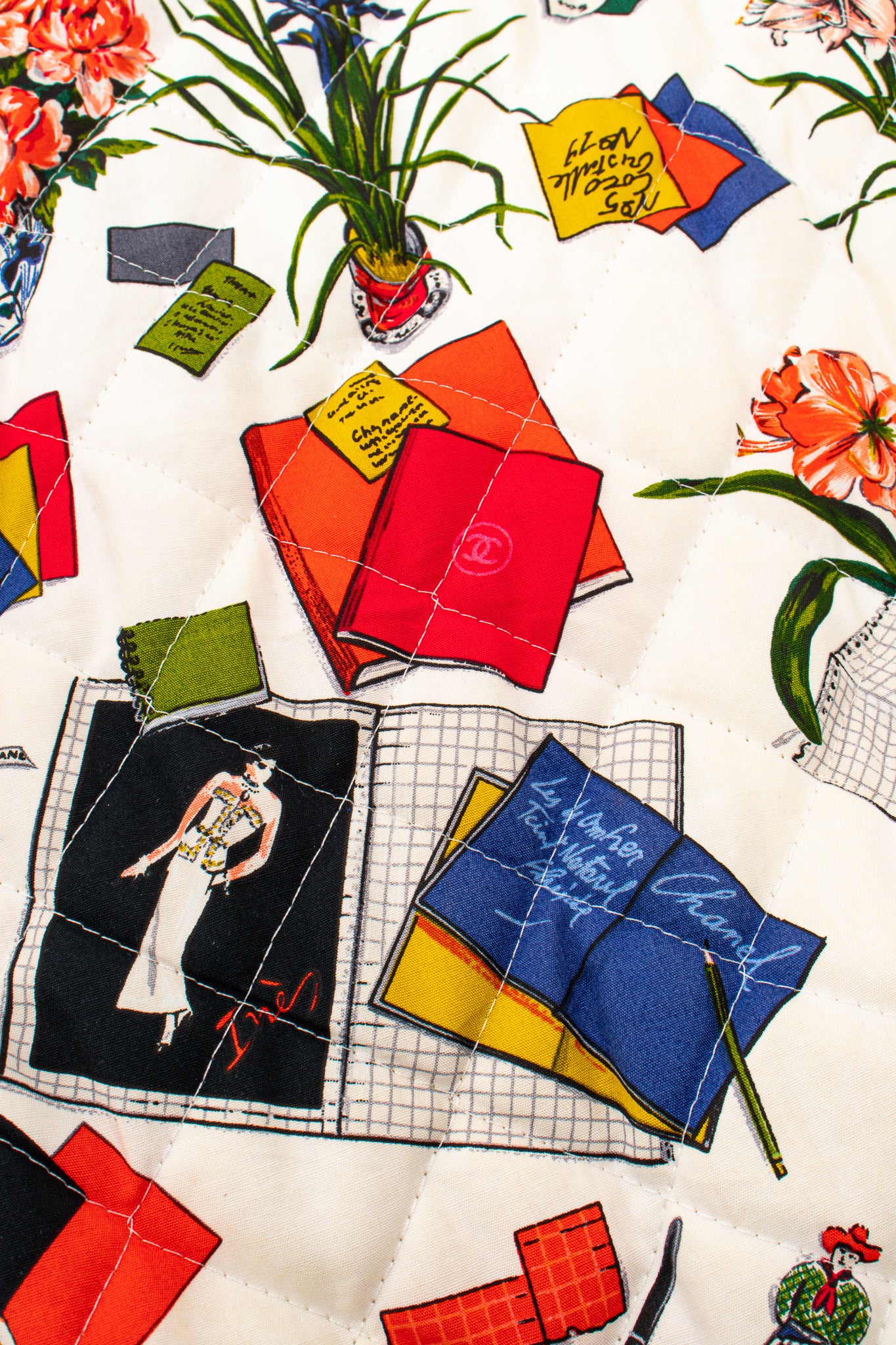 1986 Atelier Sketch Quilted Bomber Jacket - Image 12