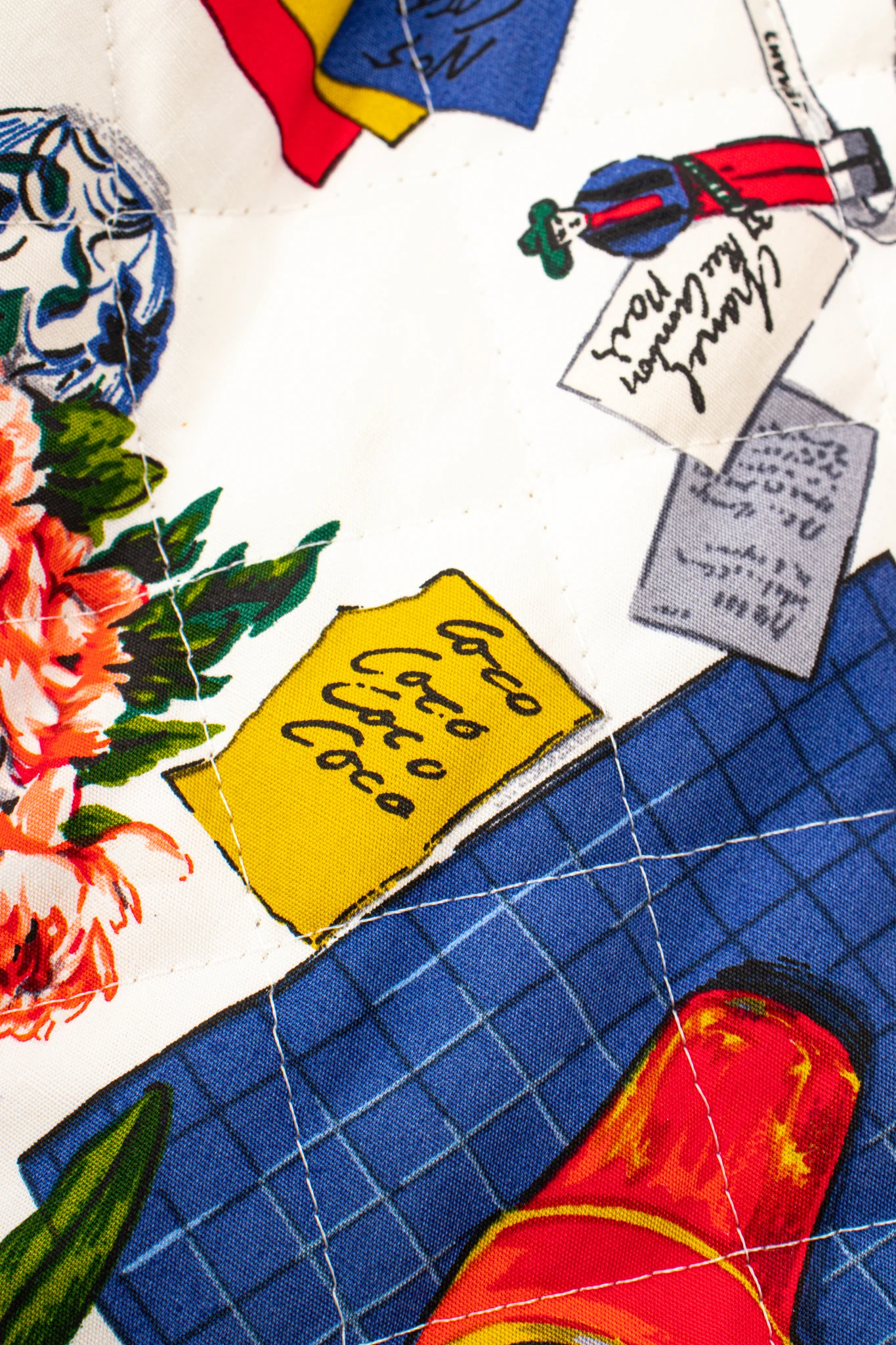 1986 Atelier Sketch Quilted Bomber Jacket - Image 13