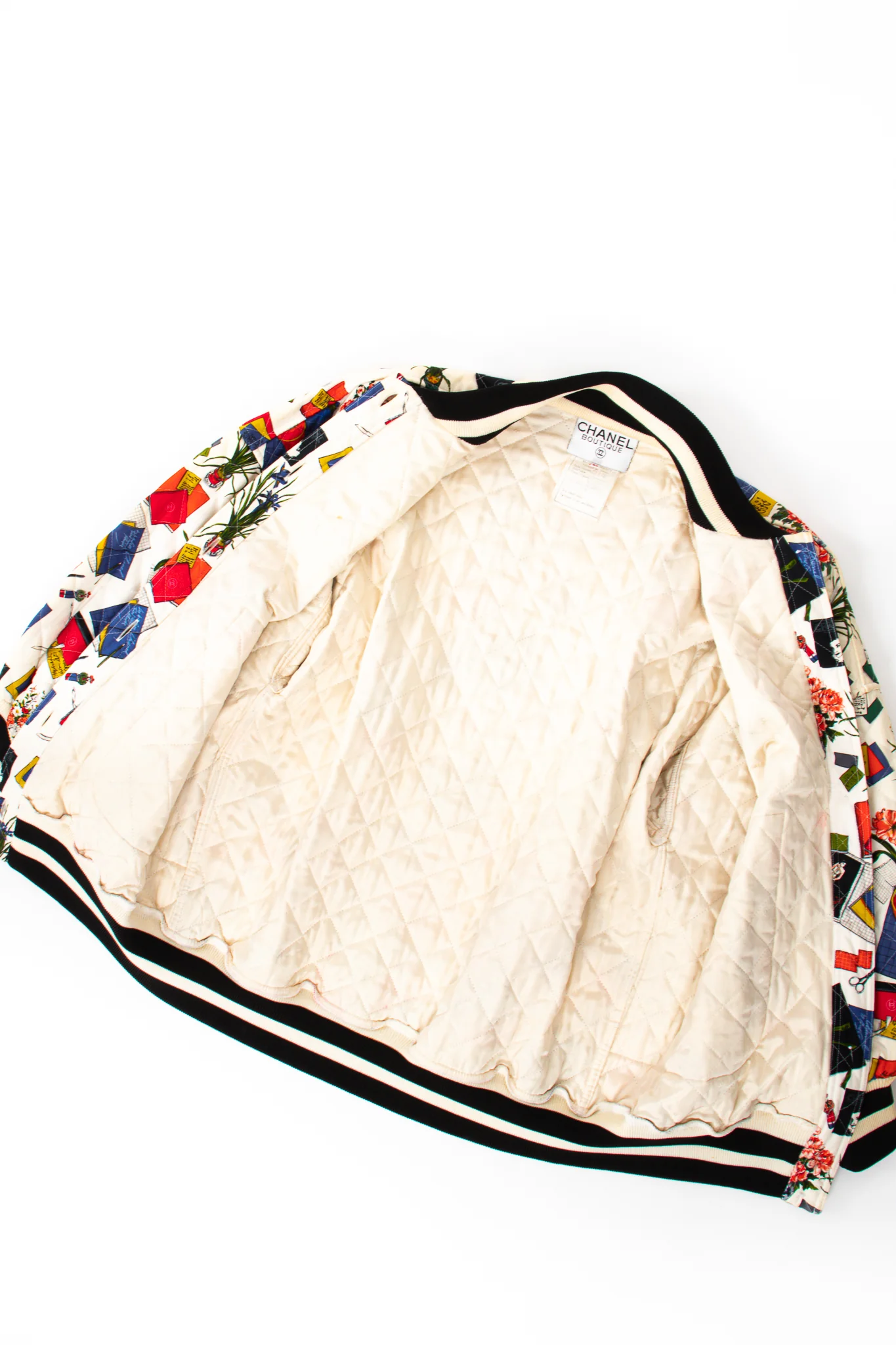 1986 Atelier Sketch Quilted Bomber Jacket - Image 16