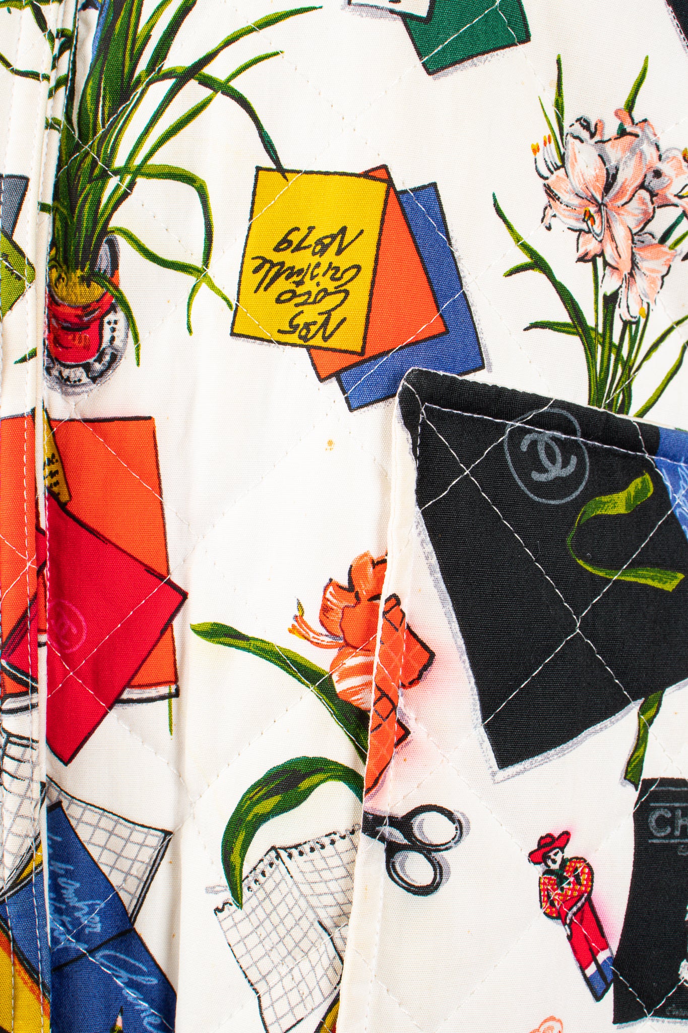 1986 Atelier Sketch Quilted Bomber Jacket - Image 21