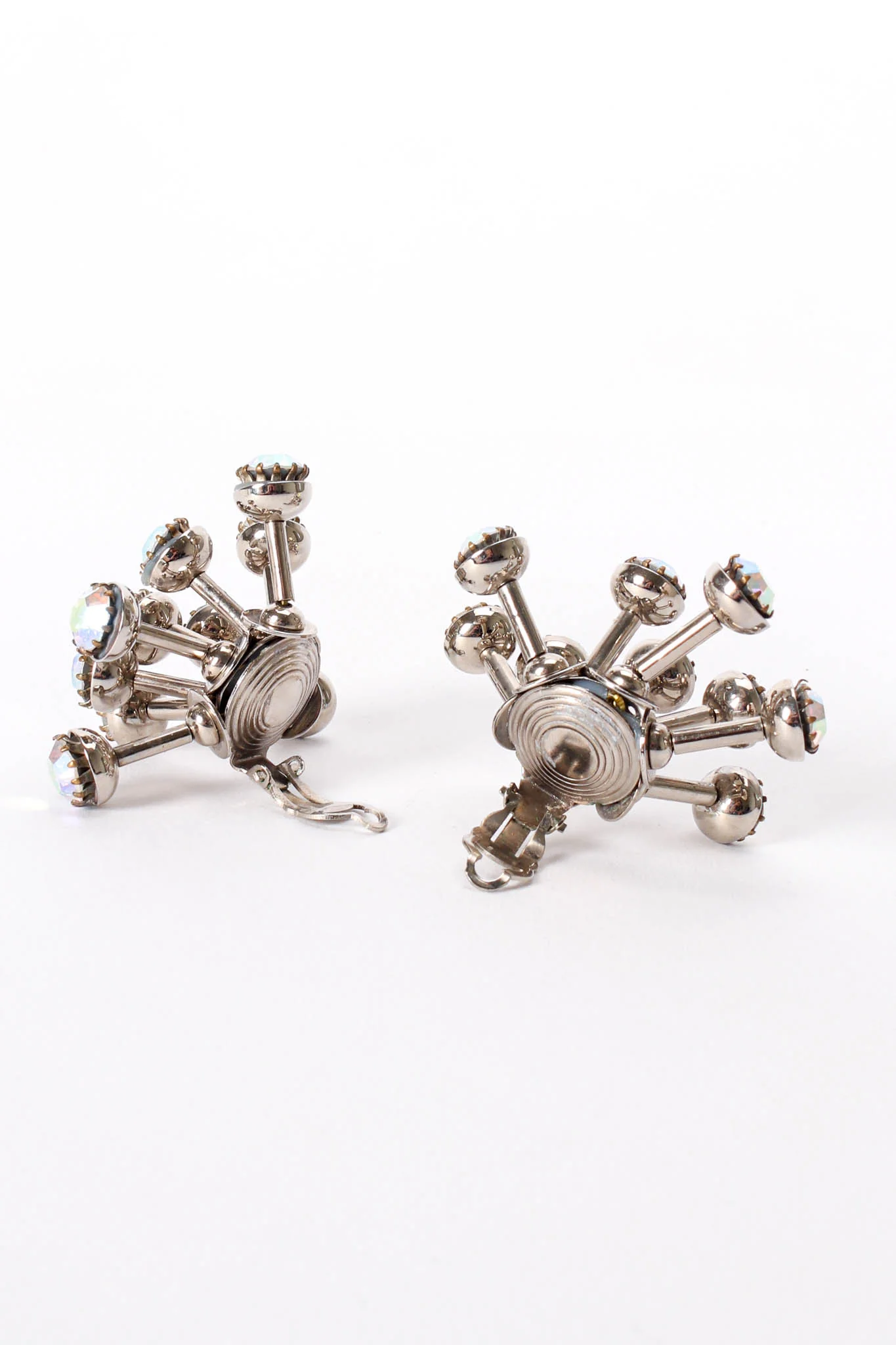 Atomic Rhinestone Sputnik Earrings - Image 3
