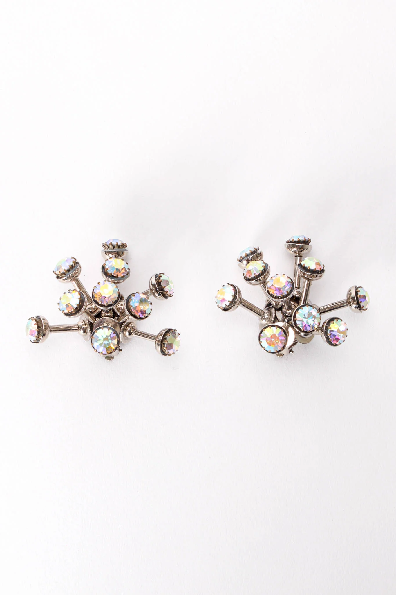 Atomic Rhinestone Sputnik Earrings - Image 6