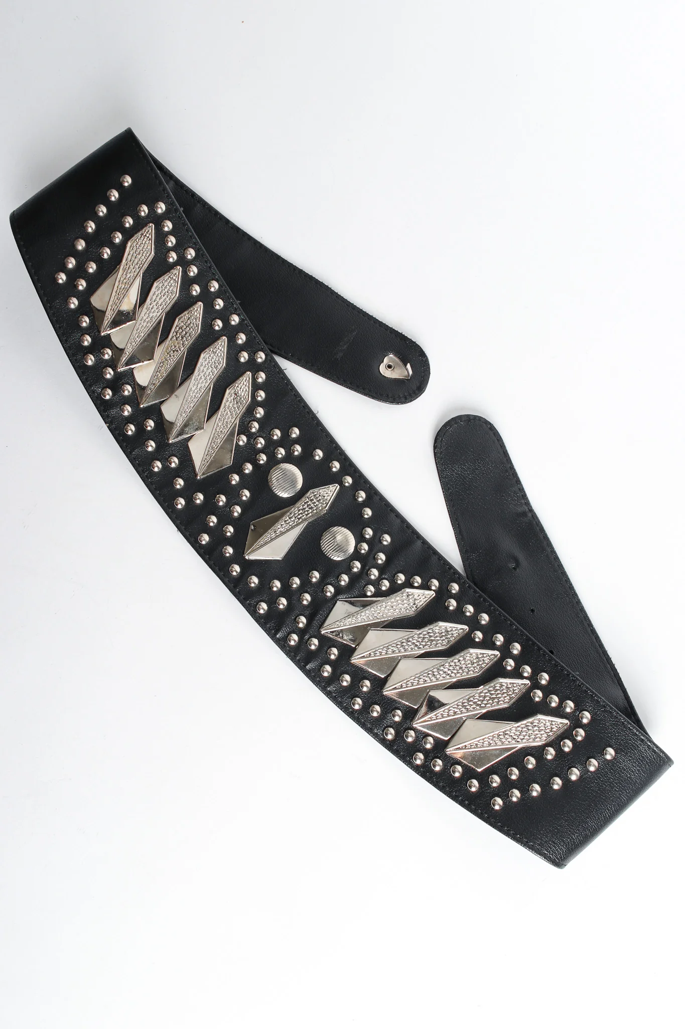 Atomic Stud Leather Waist Belt