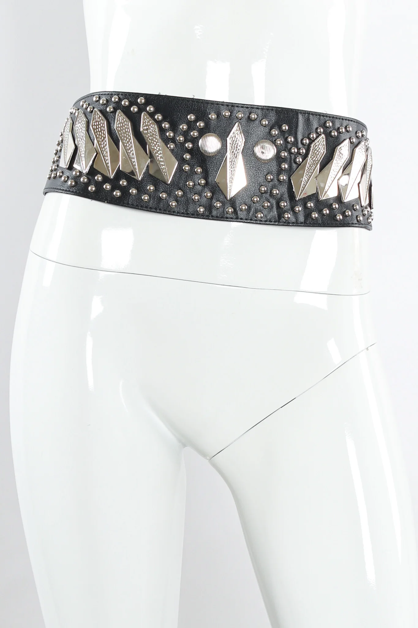 Atomic Stud Leather Waist Belt - Image 2