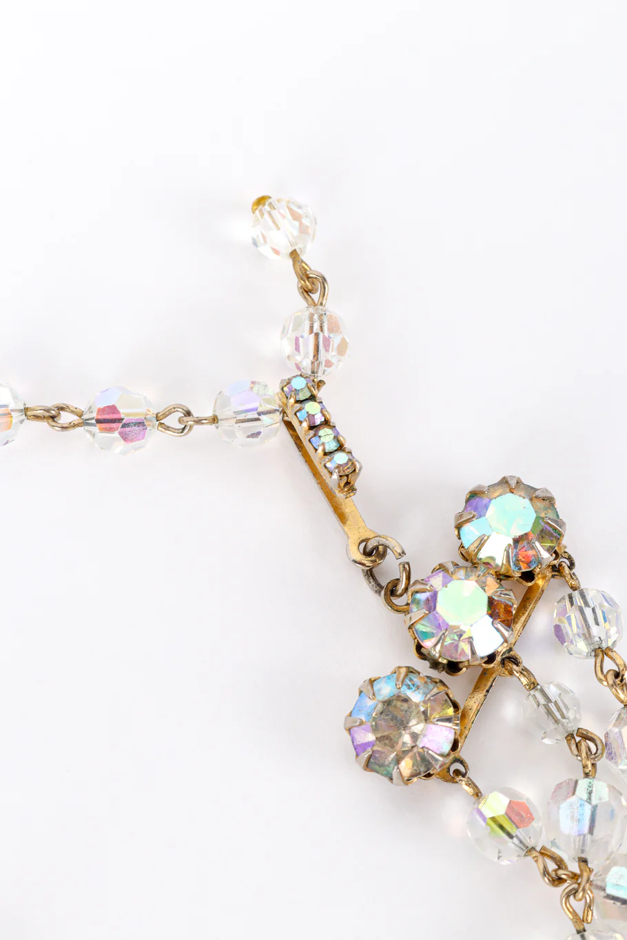 Aurora Crystal Festoon Necklace - Image 9
