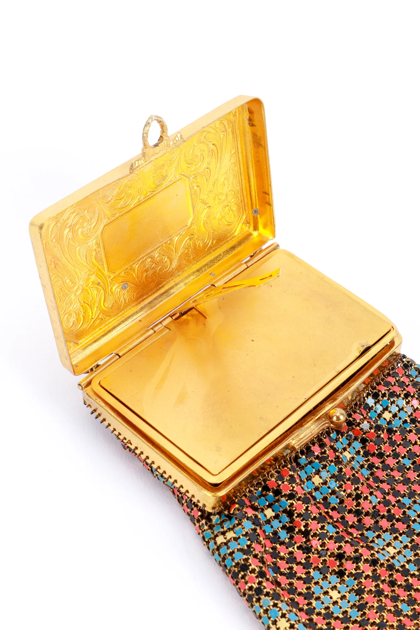 Aztec Metal Mesh Compact Bag - Image 7