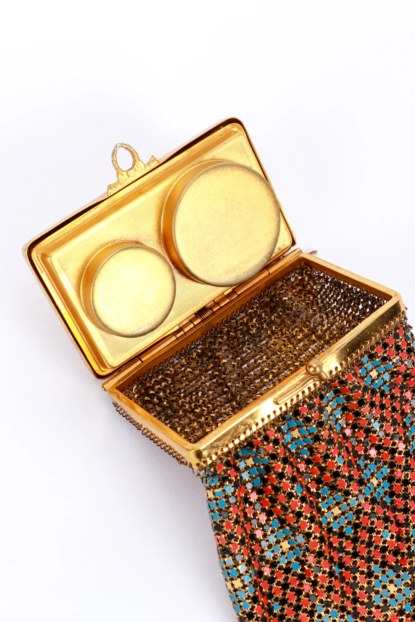 Aztec Metal Mesh Compact Bag - Image 9
