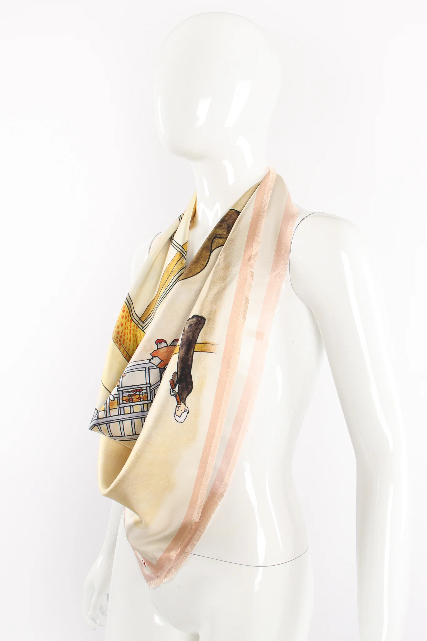 Babar Family Print Silk Scarf - Image 5