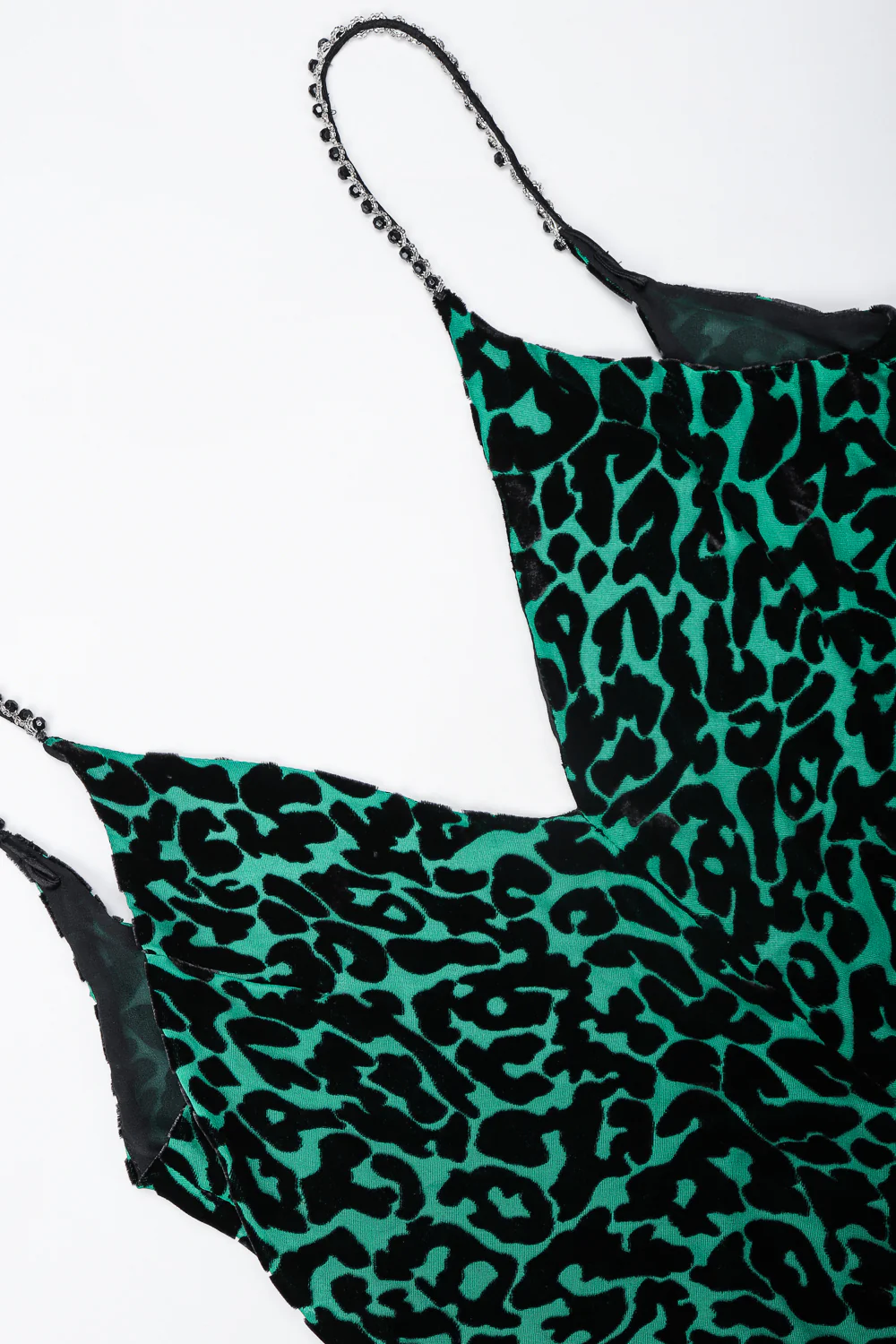 Backless Cheetah Velvet Burnout Gown - Image 6
