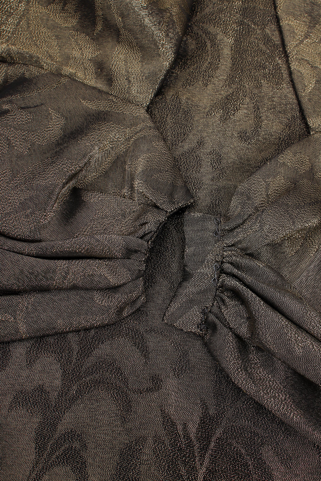 Backless Metallic Wrap Top - Image 19
