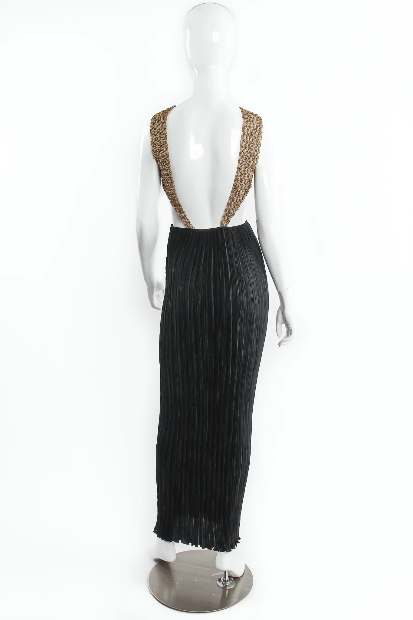 Backless Surplice Cutout Plunge Dress - Image 10