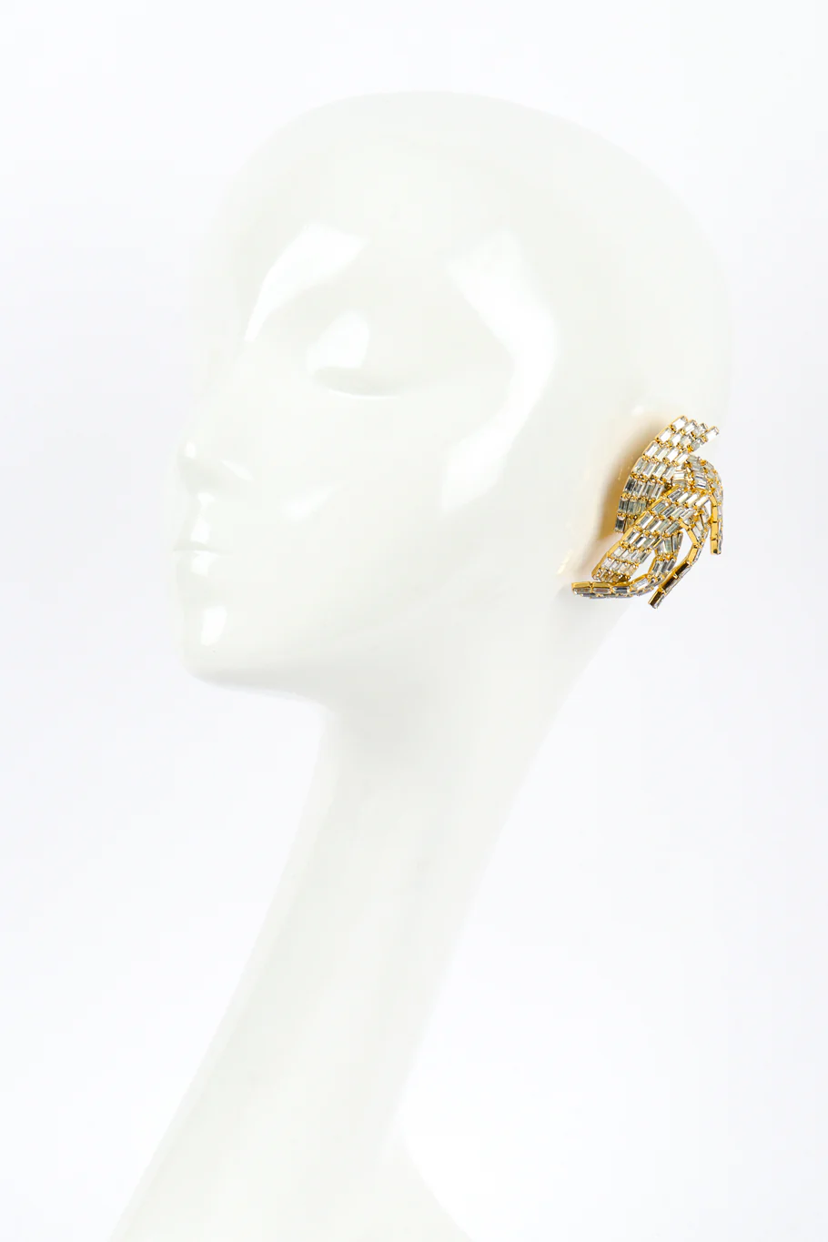 Baguette Crystal Burst Earrings - Image 2