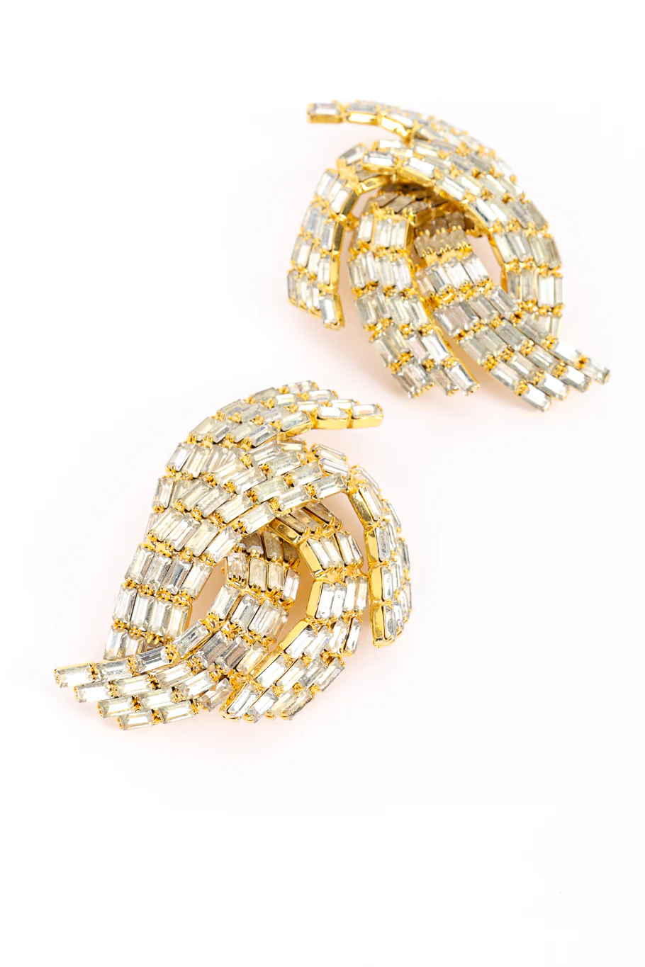 Baguette Crystal Burst Earrings - Image 3