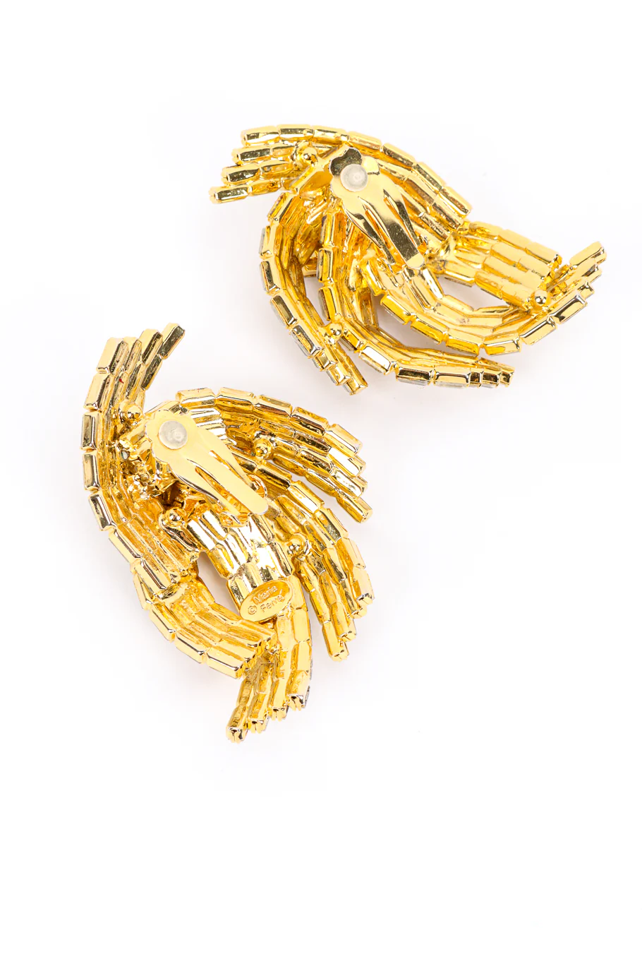 Baguette Crystal Burst Earrings - Image 4