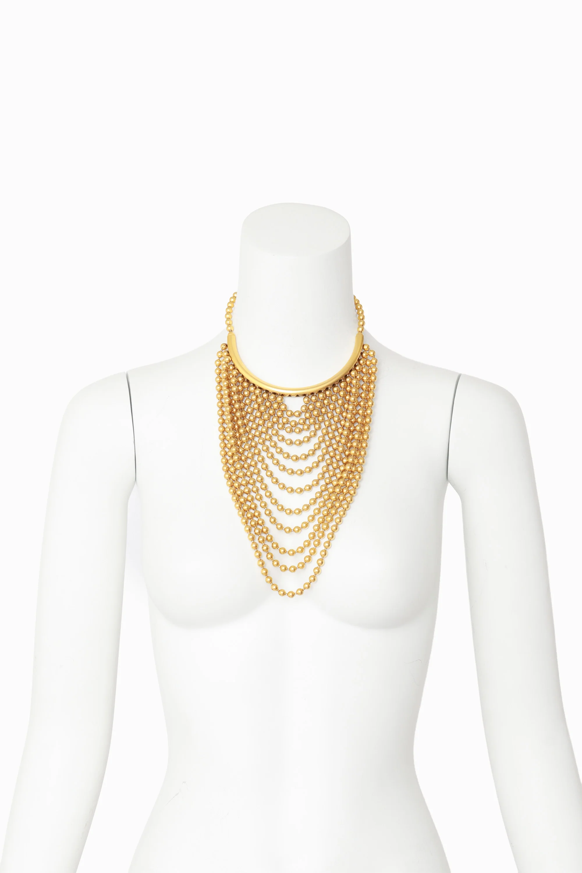 Ball Chain Bib Necklace - Image 2