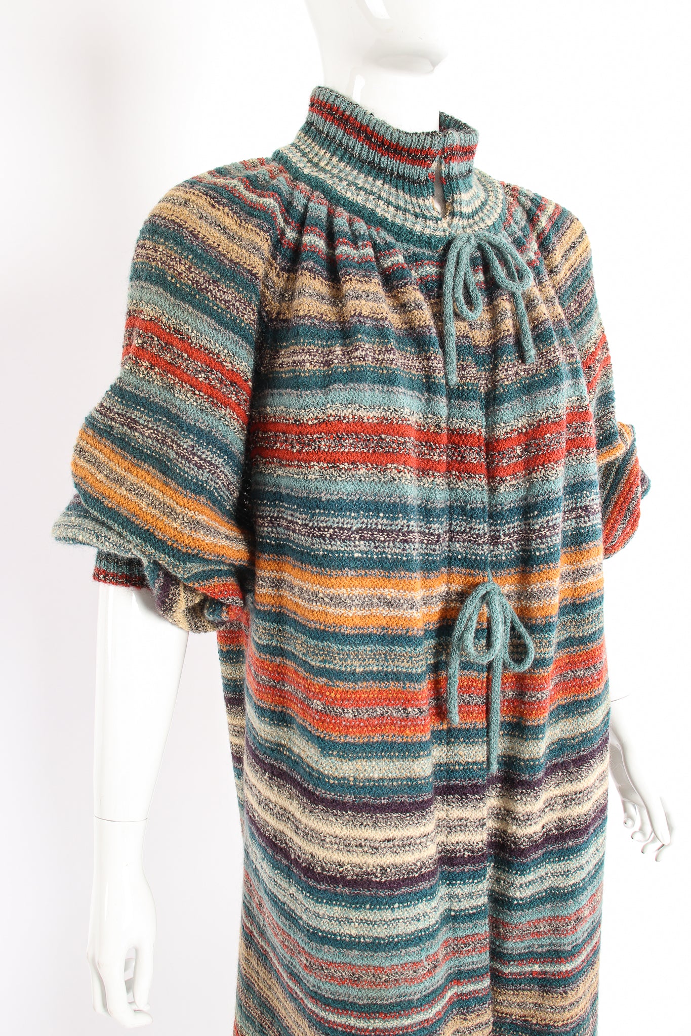 Balloon Sleeve Sweater Duster - Image 6