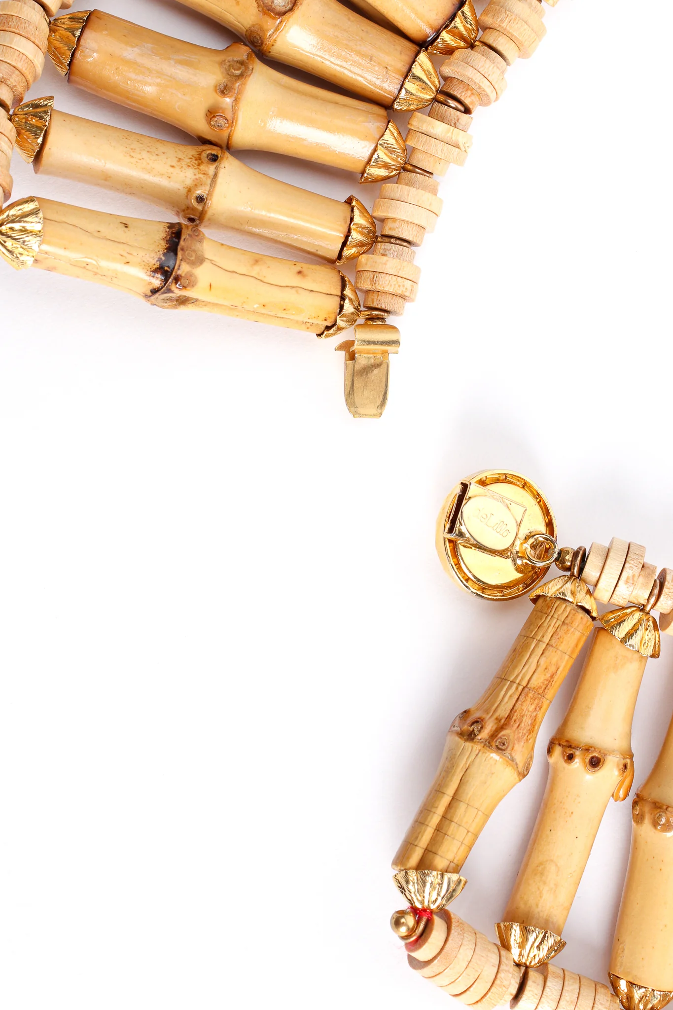 Bamboo Bead Collar Necklace - Image 6