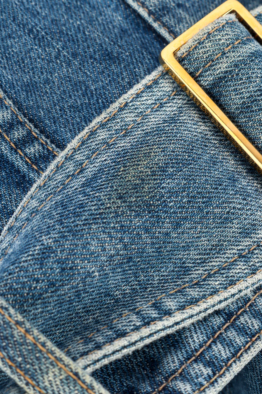 Bamboo Belt Denim Jacket - Image 13