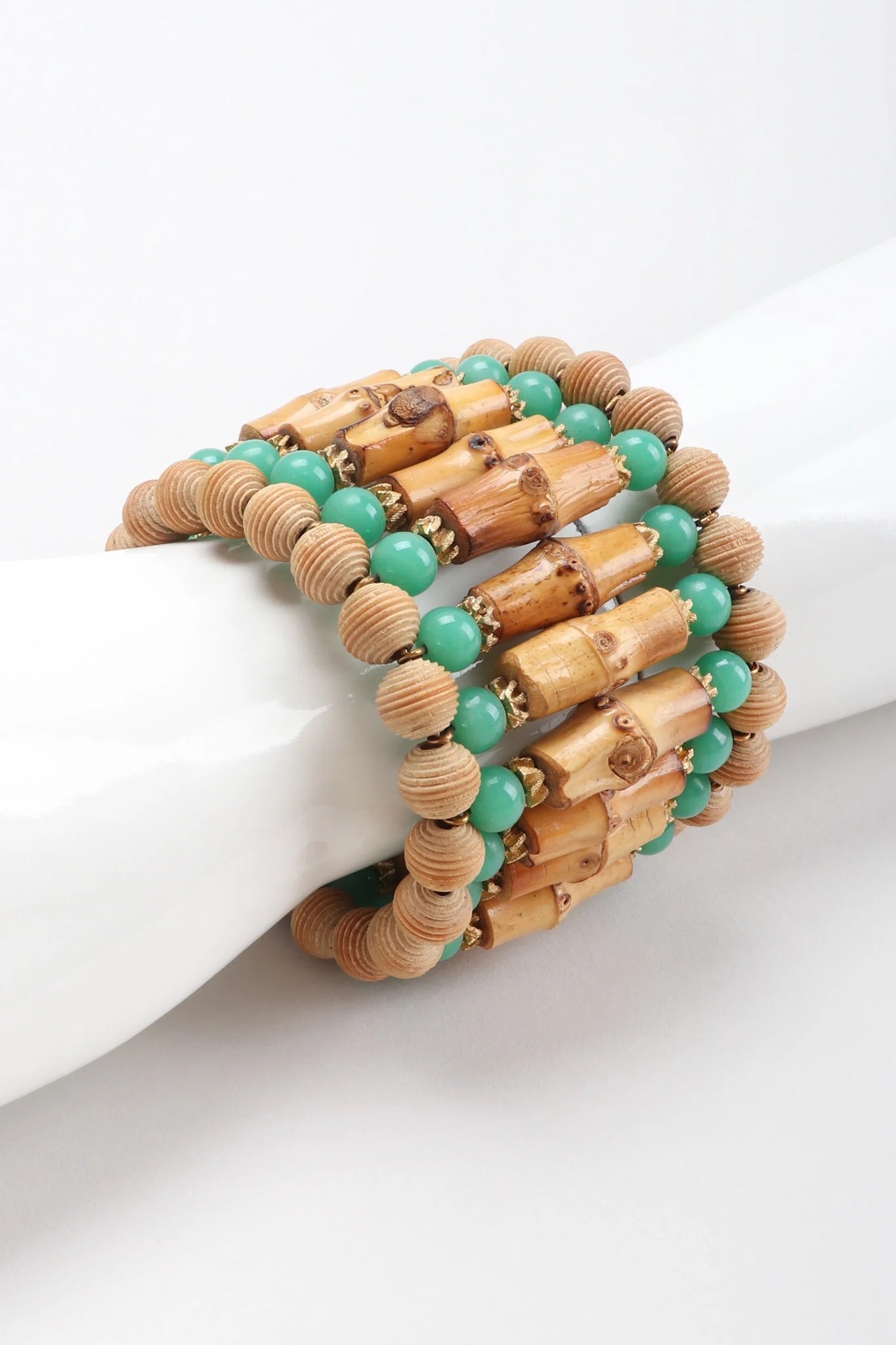 Bamboo Wrap Cuff Bracelet - Image 6