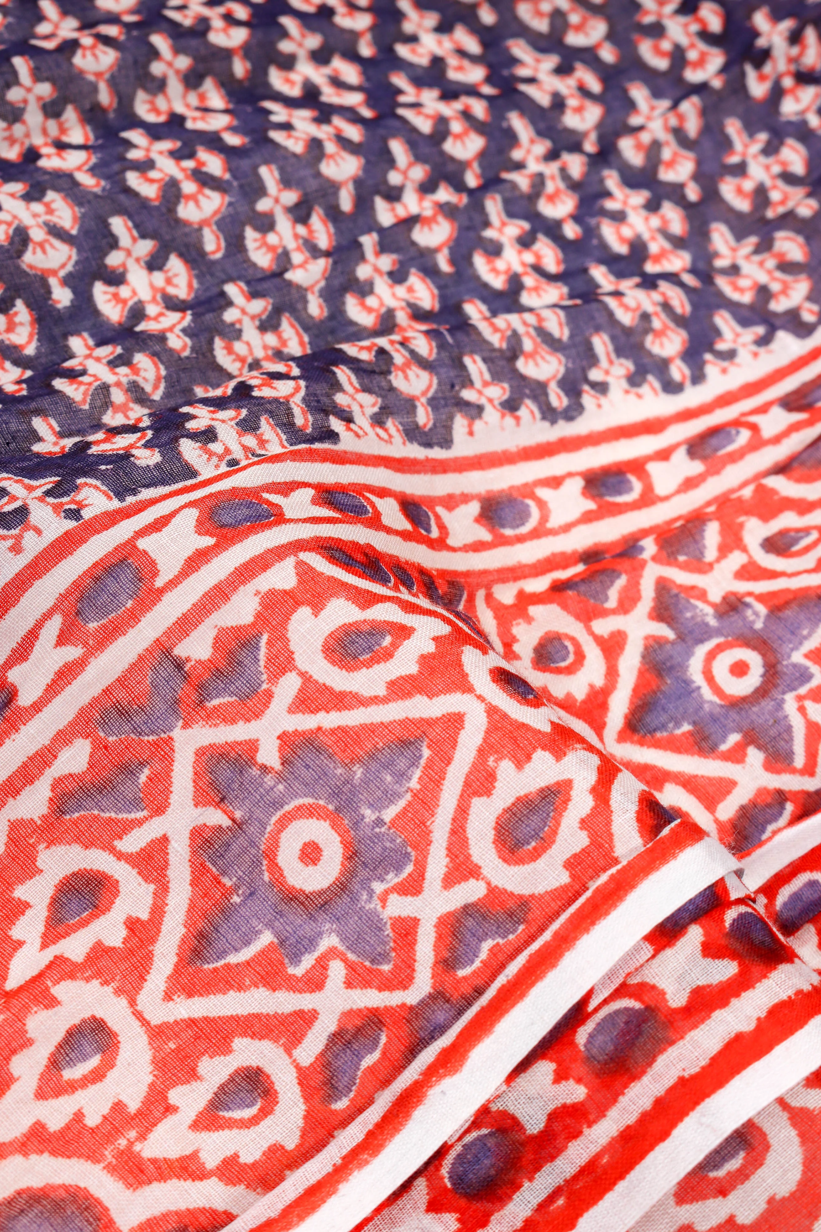 Batik Gauze Peasant Dress - Image 7