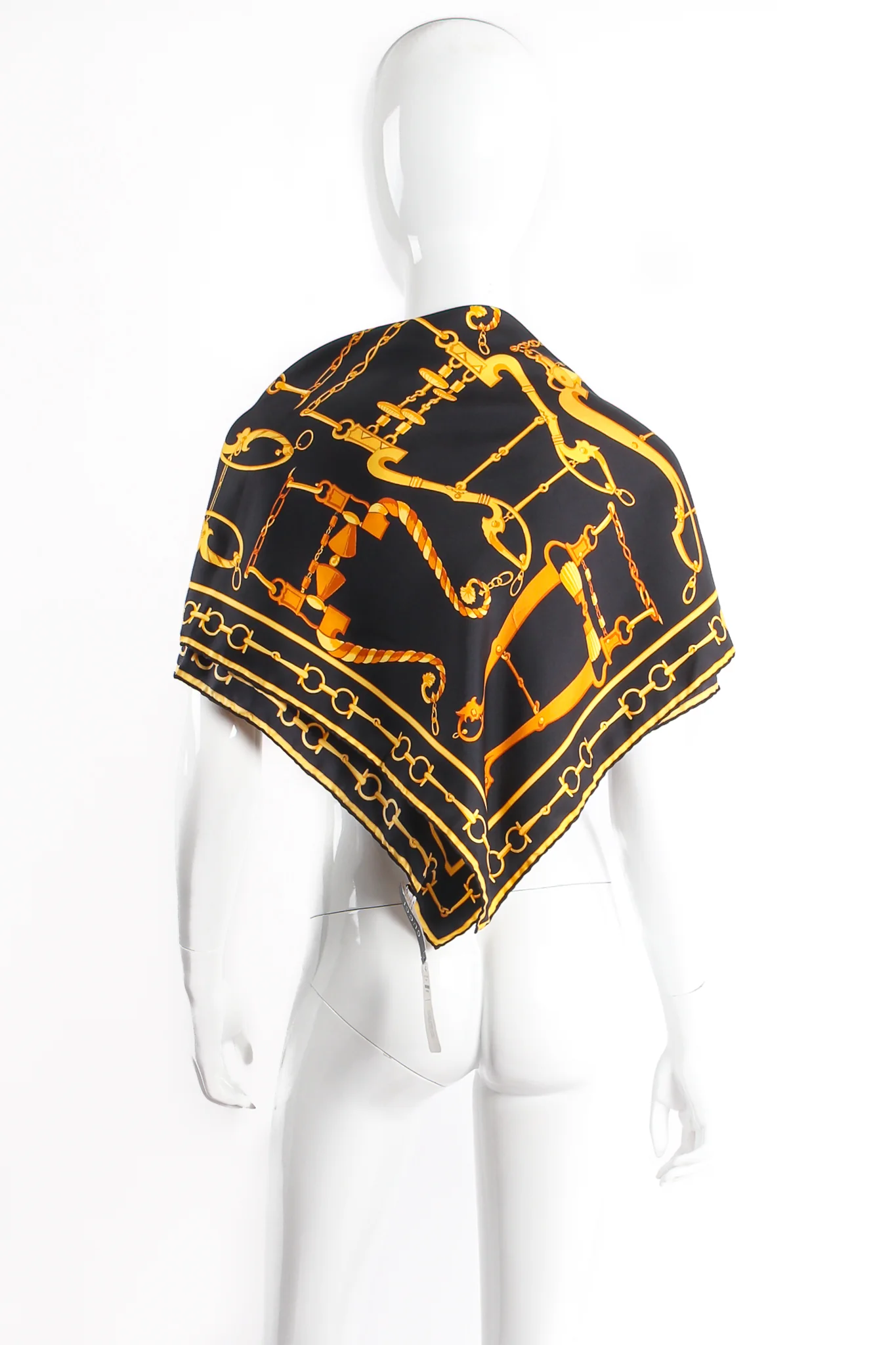 Baroque Bridle & Horsebit Silk Scarf - Image 5