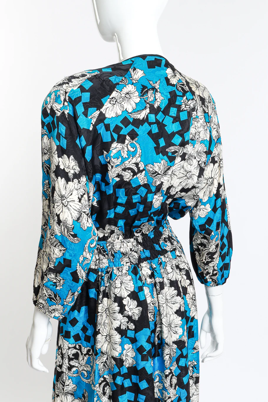 Baroque Floral Geo Dress - Image 3