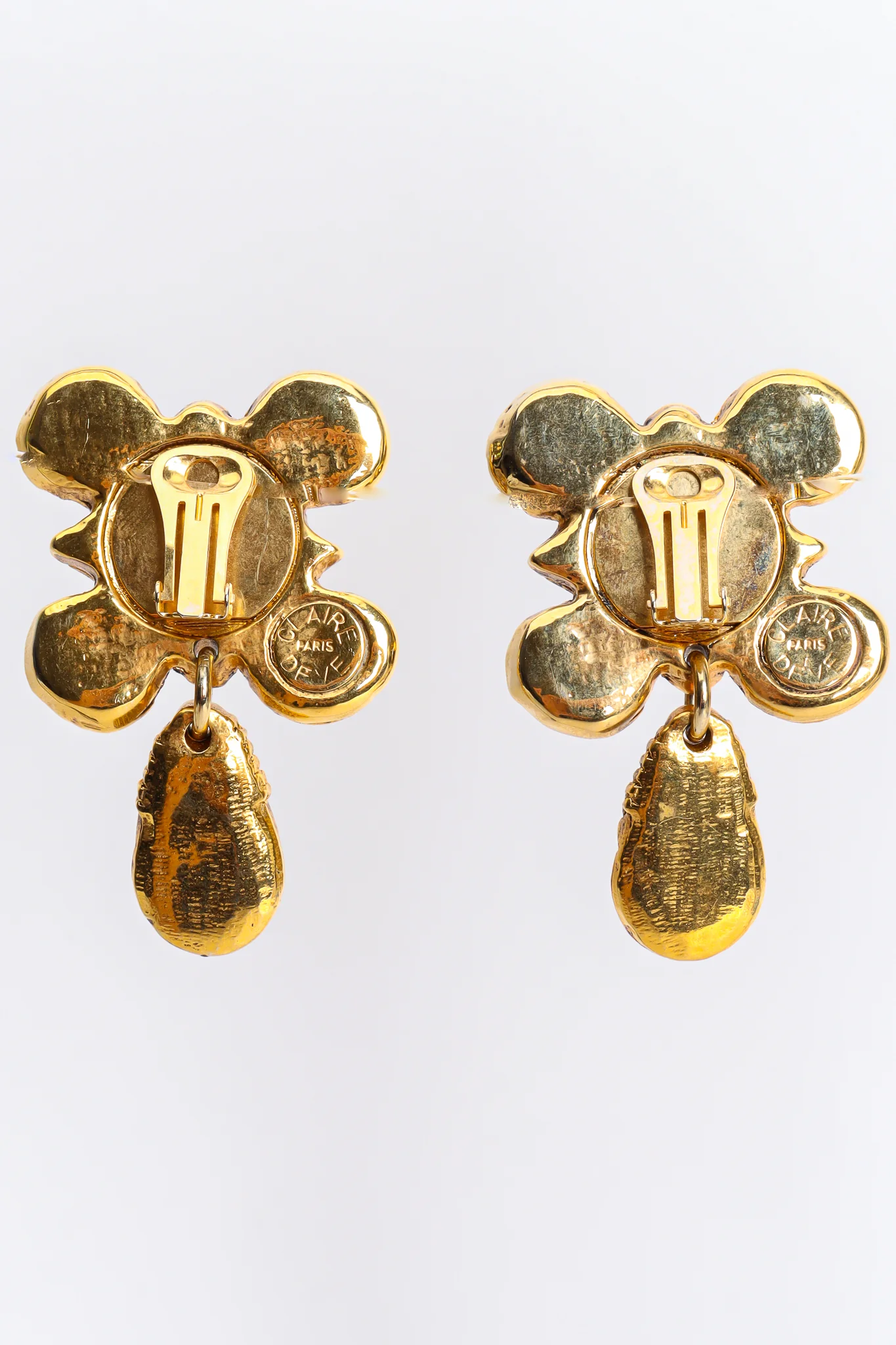 Baroque Frame Crystal Earrings - Image 7