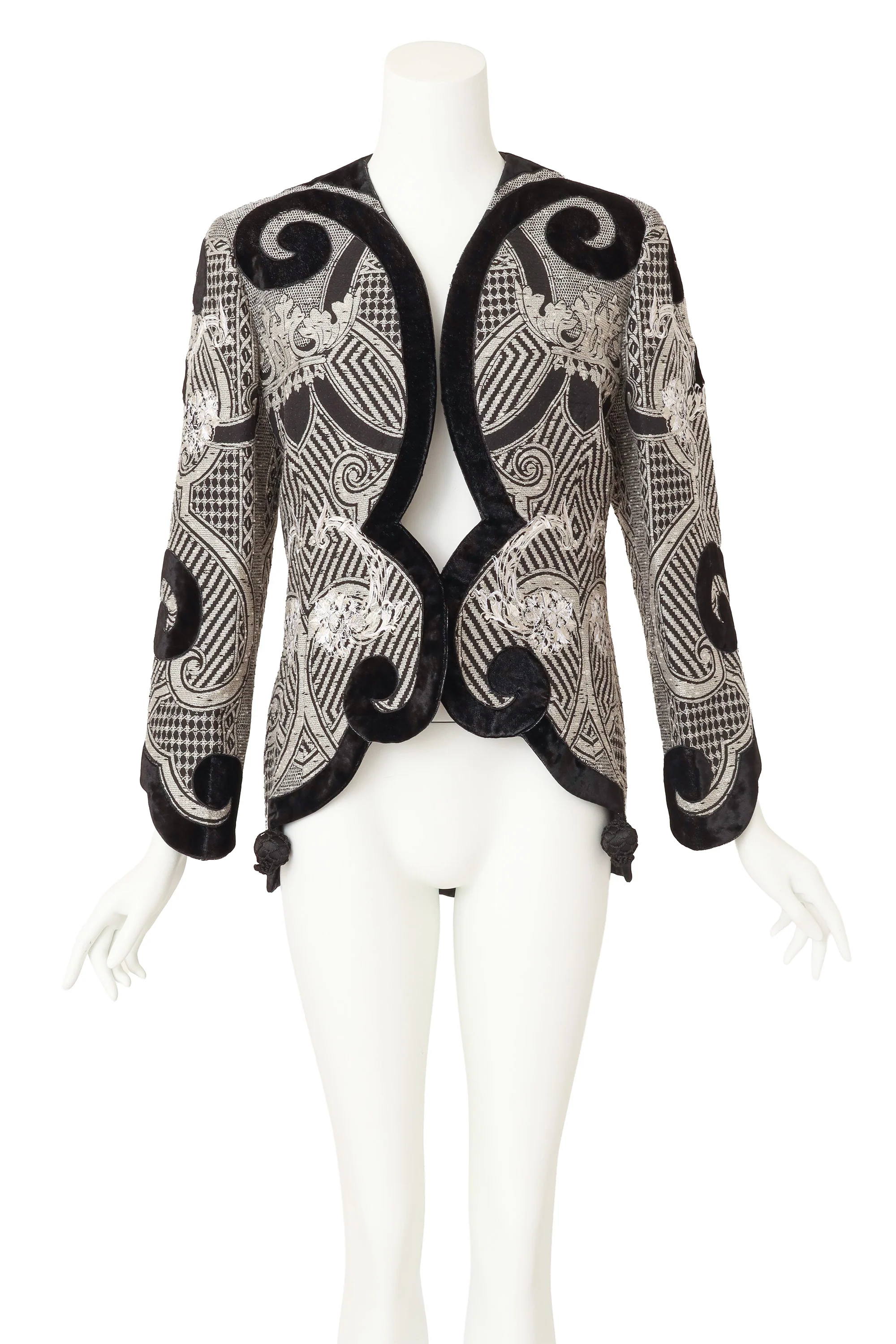 Baroque Jacquard Scallop Jacket