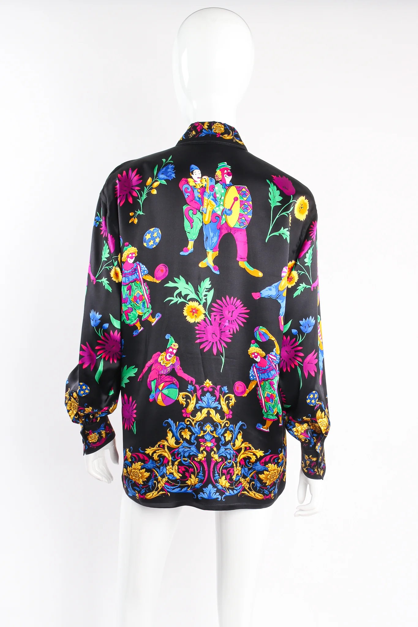 Baroque Jovial Clown Print Shirt - Image 4