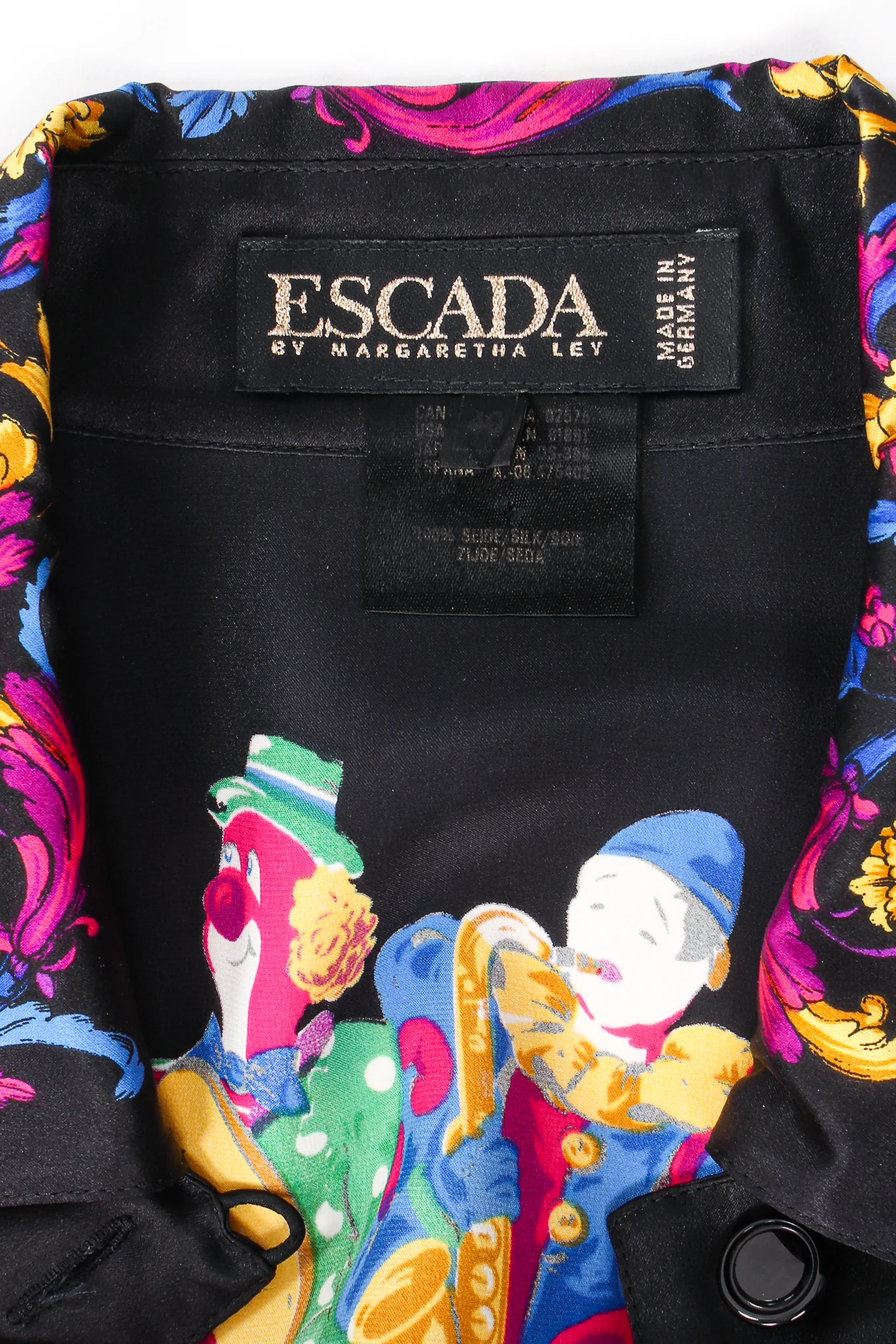 Baroque Jovial Clown Print Shirt - Image 8