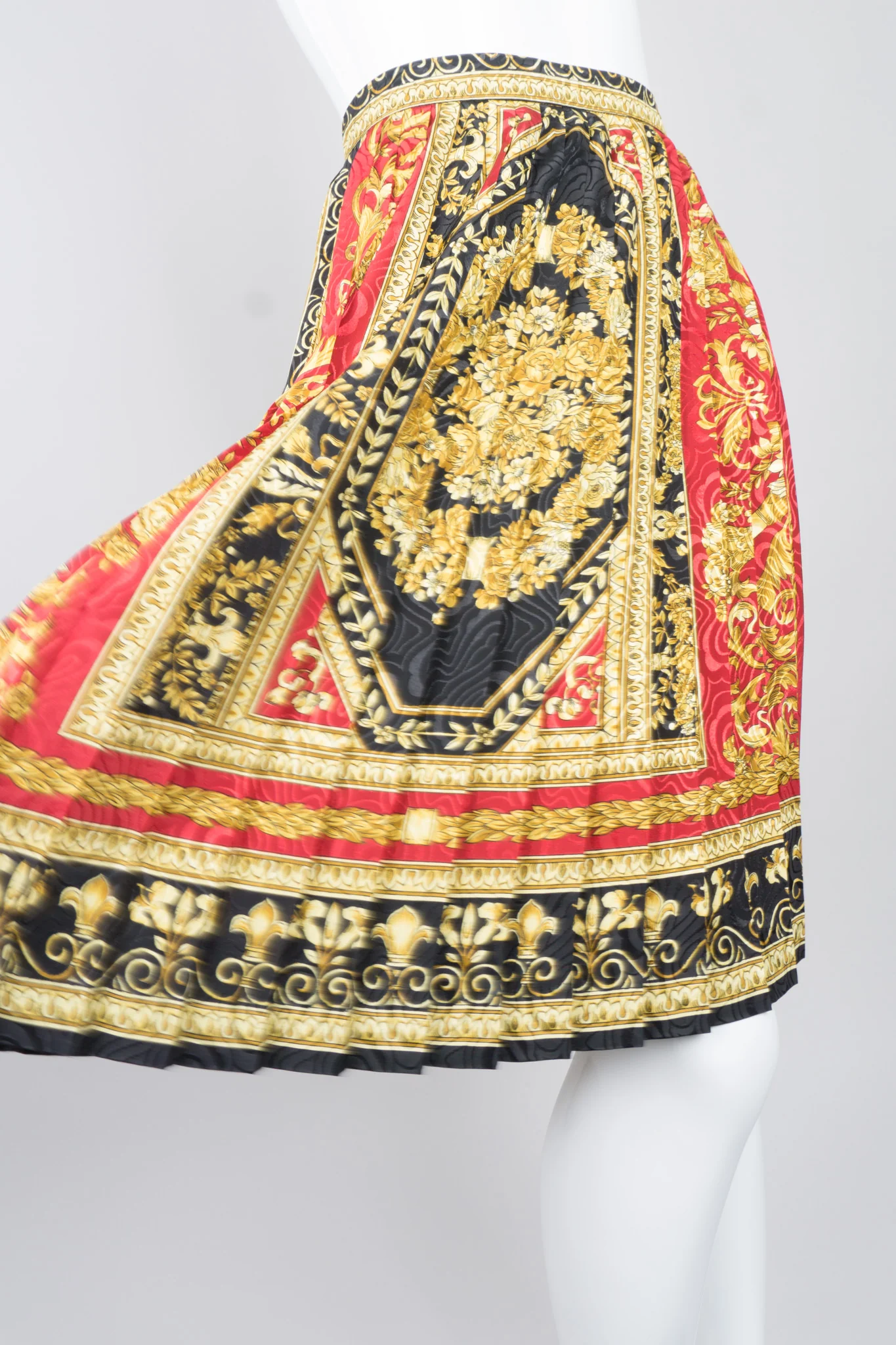 Baroque Knife-Pleated Skirt - Image 3