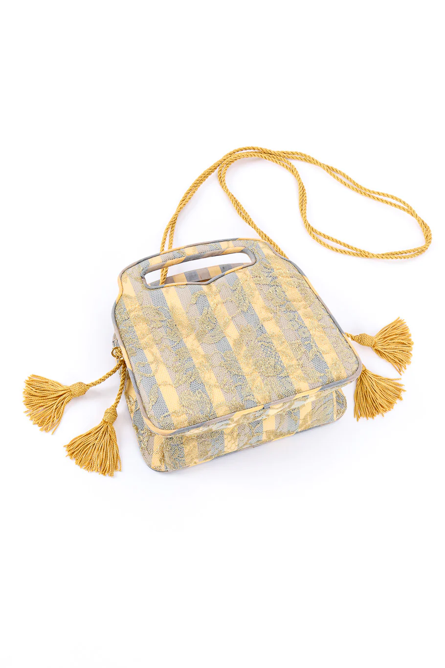 Baroque Lace Stripe Bag - Image 2