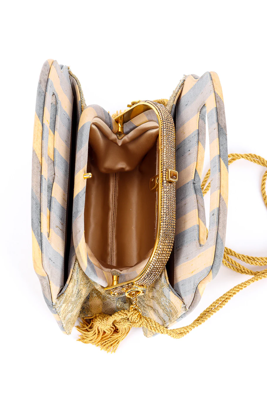 Baroque Lace Stripe Bag - Image 5