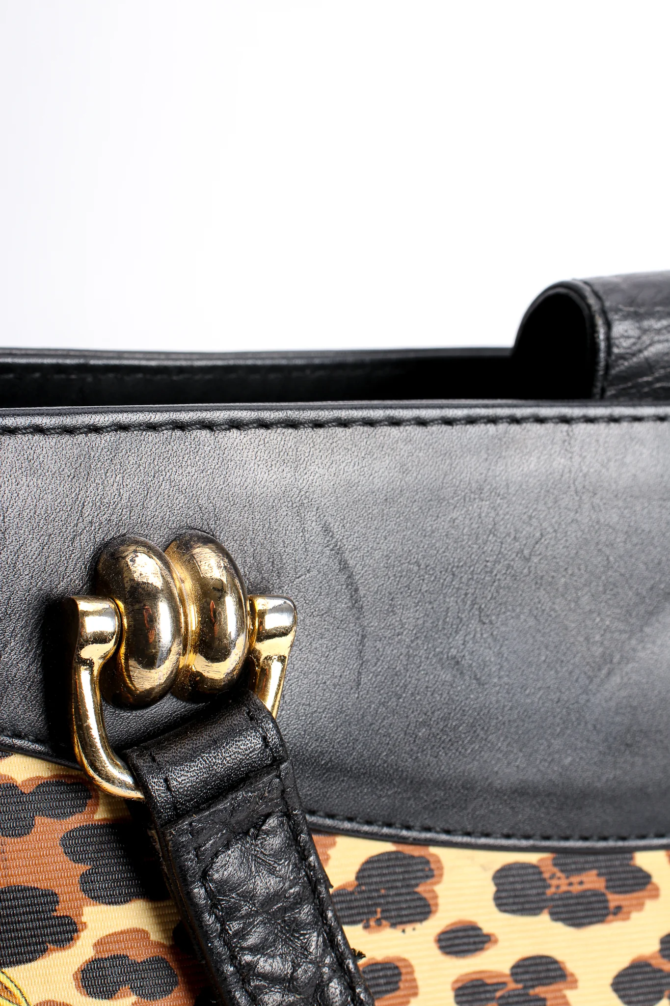 Baroque Leopard Print Tote - Image 20