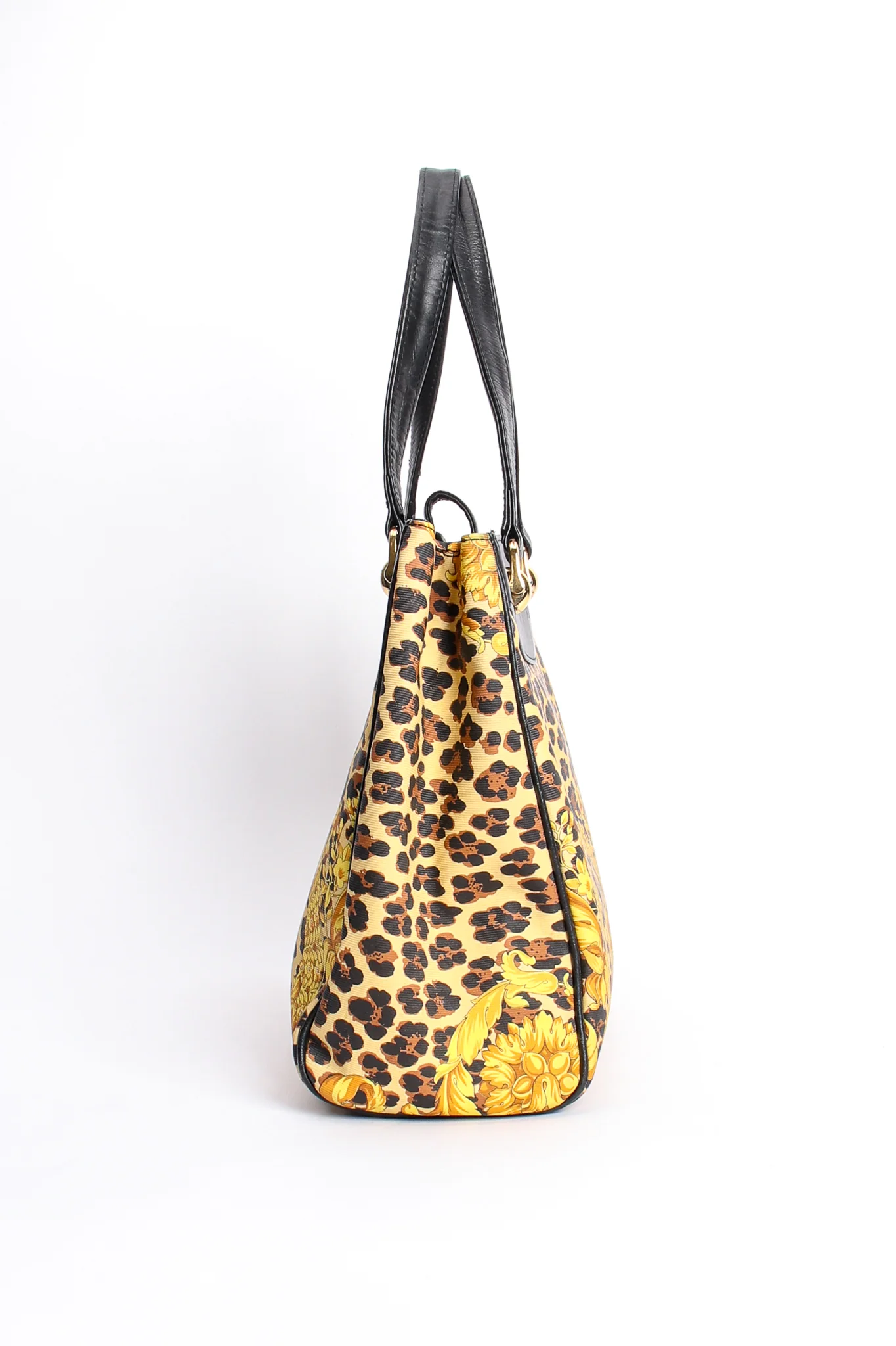Baroque Leopard Print Tote - Image 9