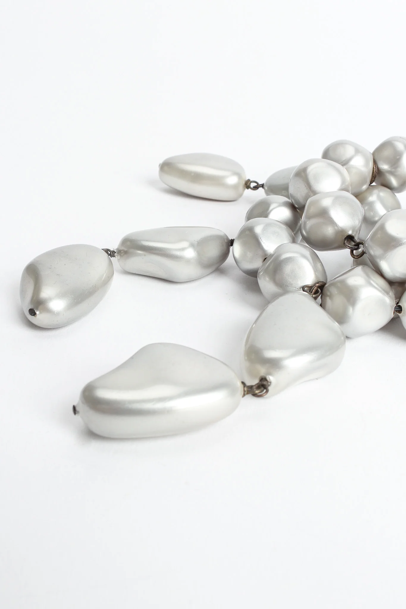 Baroque Pearl Wire Bracelet - Image 7
