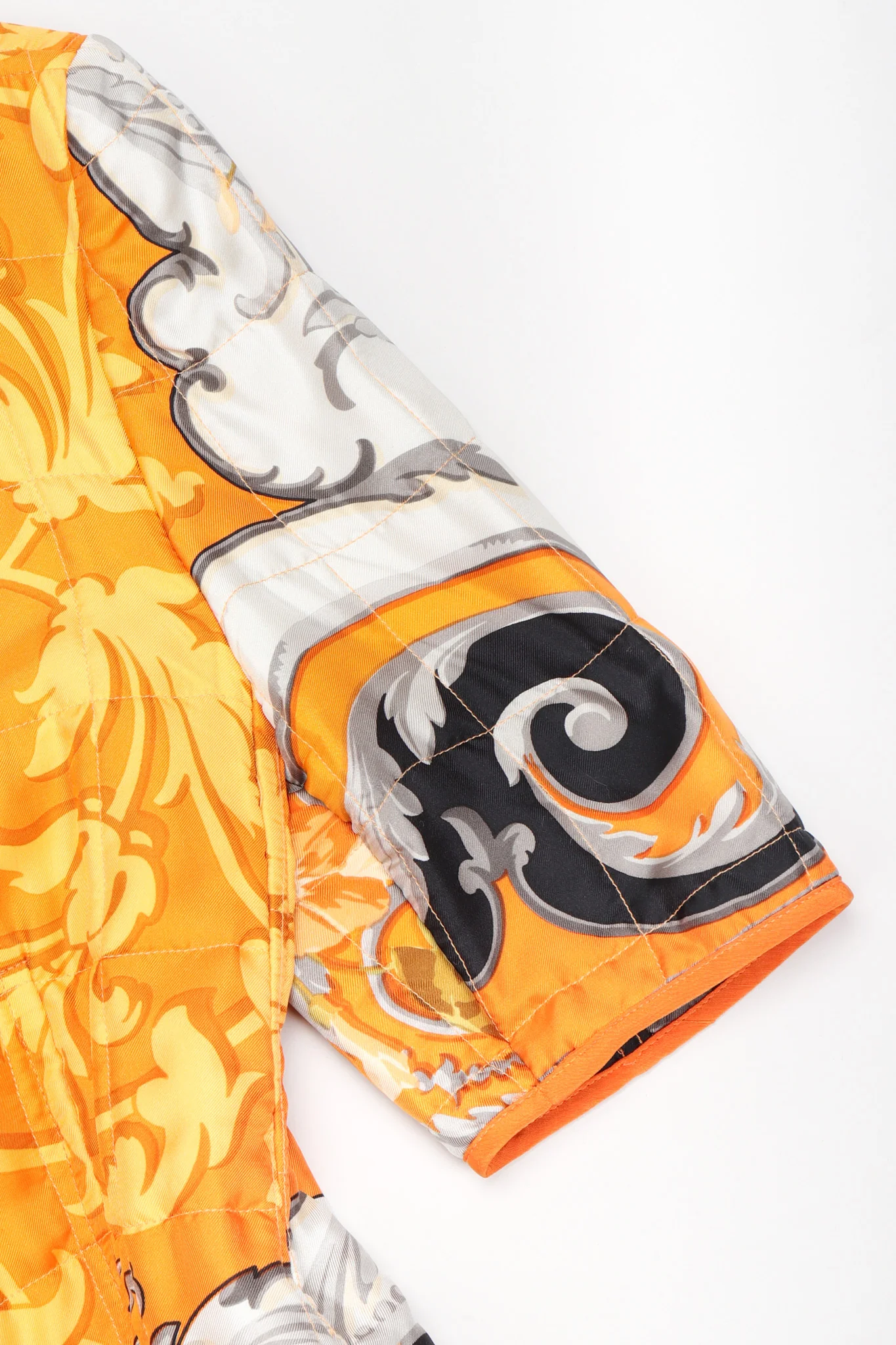 Baroque Quilted Silk Jacket - Image 12