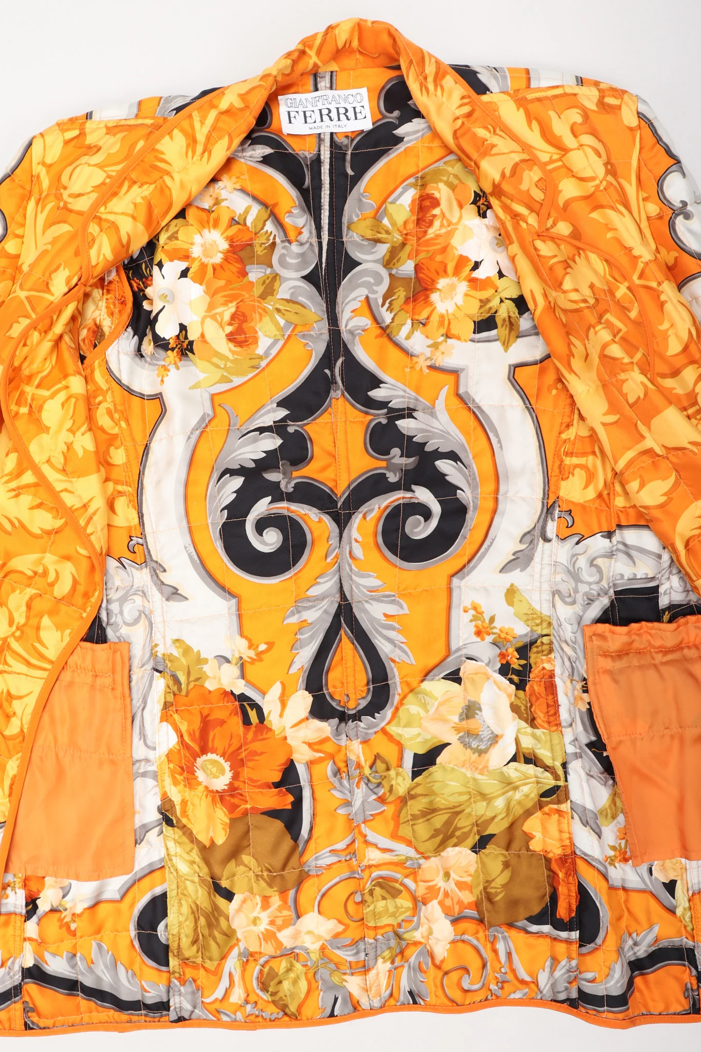Baroque Quilted Silk Jacket - Image 14