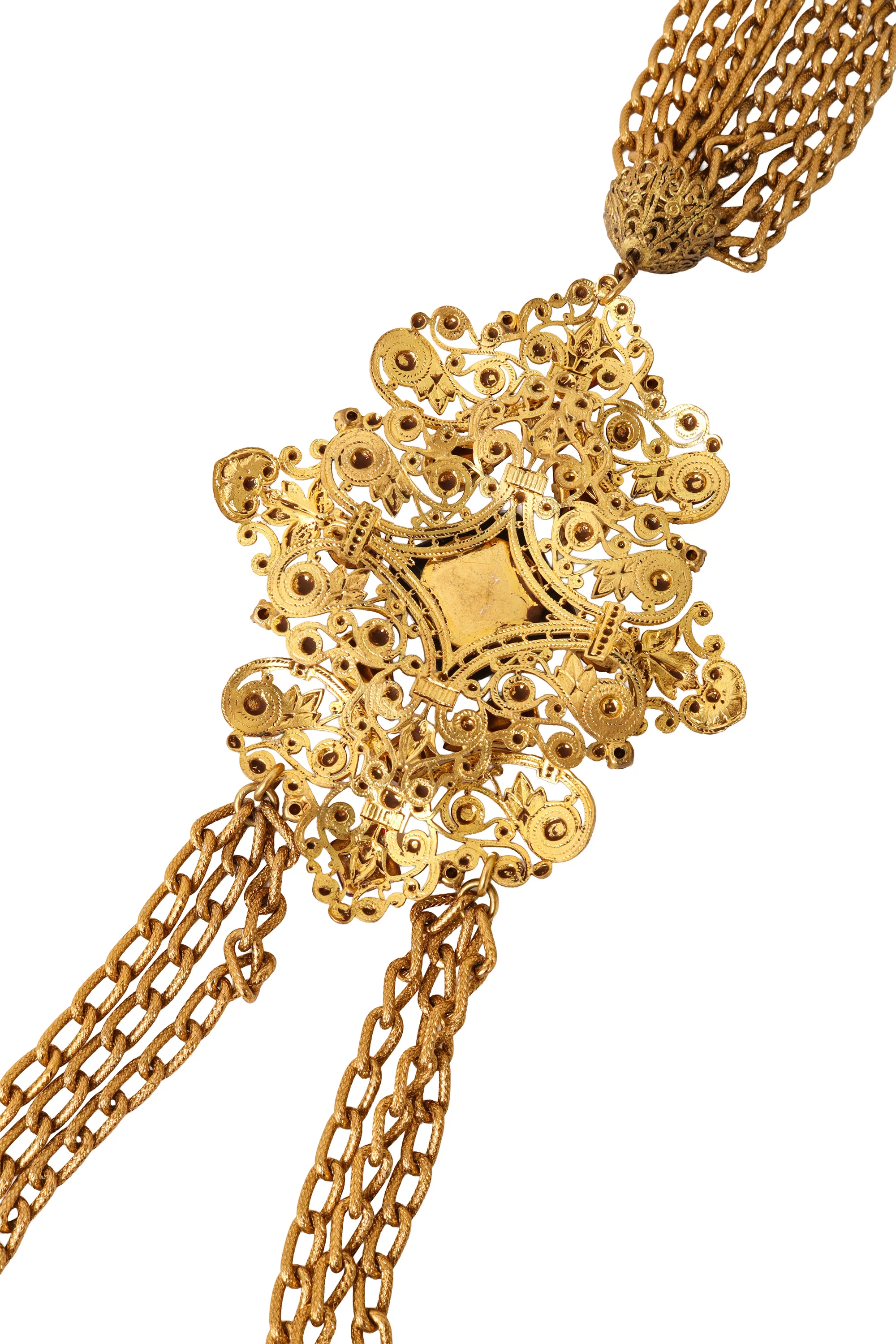 Baroque Revival Tassel Pendant Necklace - Image 5