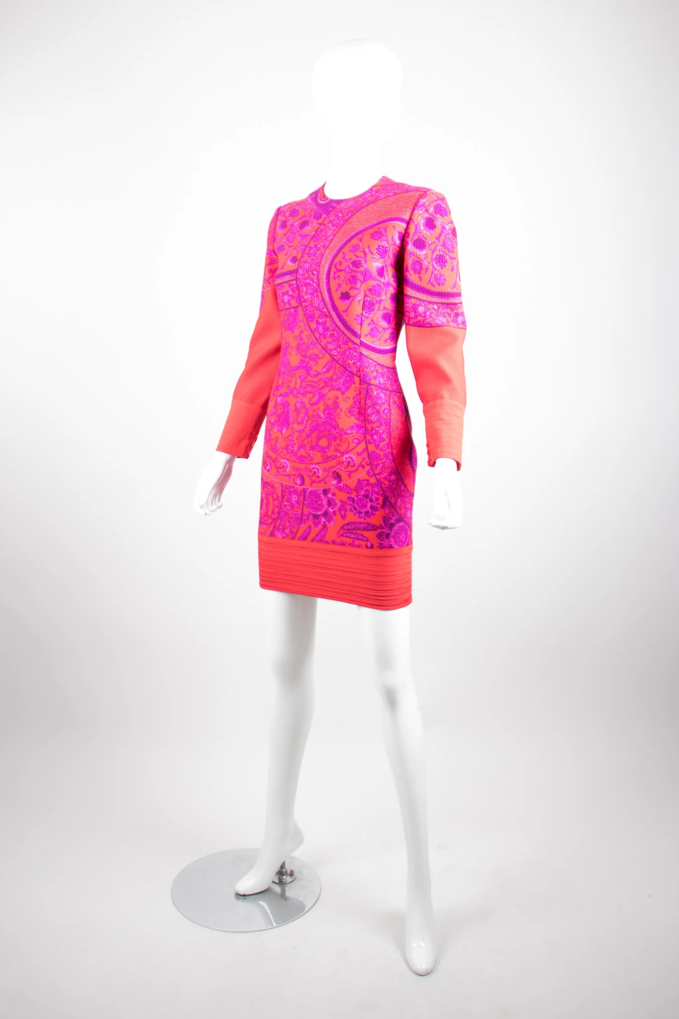 Baroque Ribbed Dress - Image 3