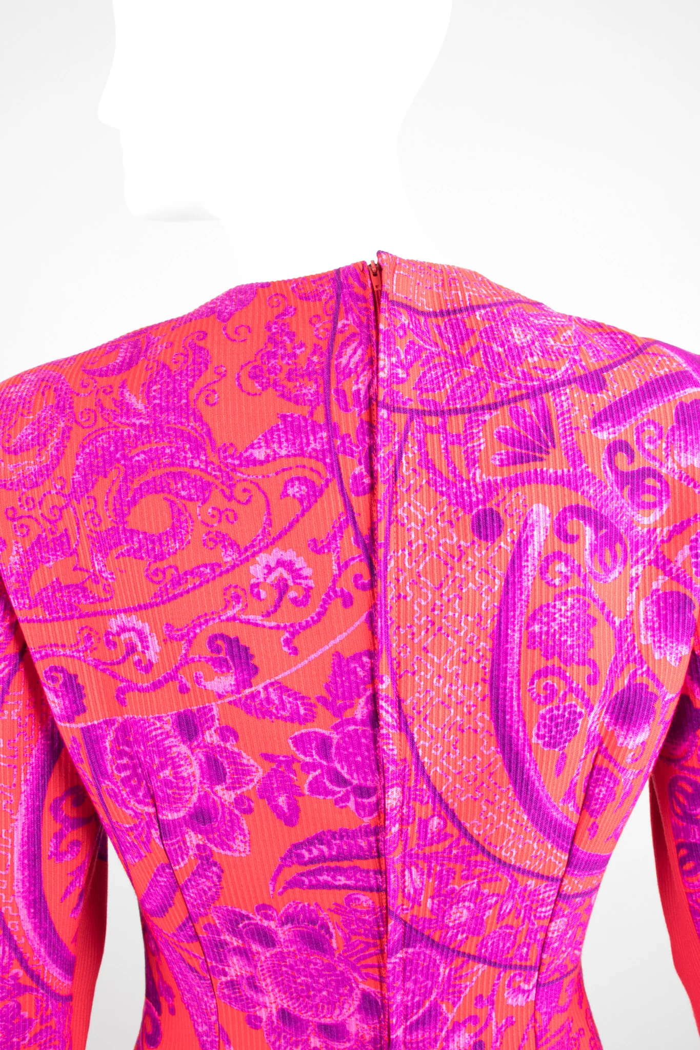 Baroque Ribbed Dress - Image 7