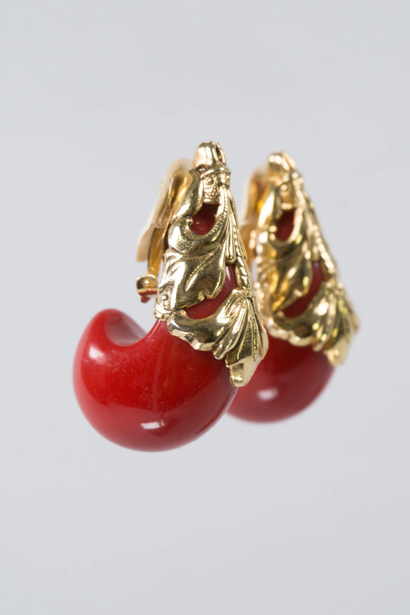 Baroque Crescent Earrings